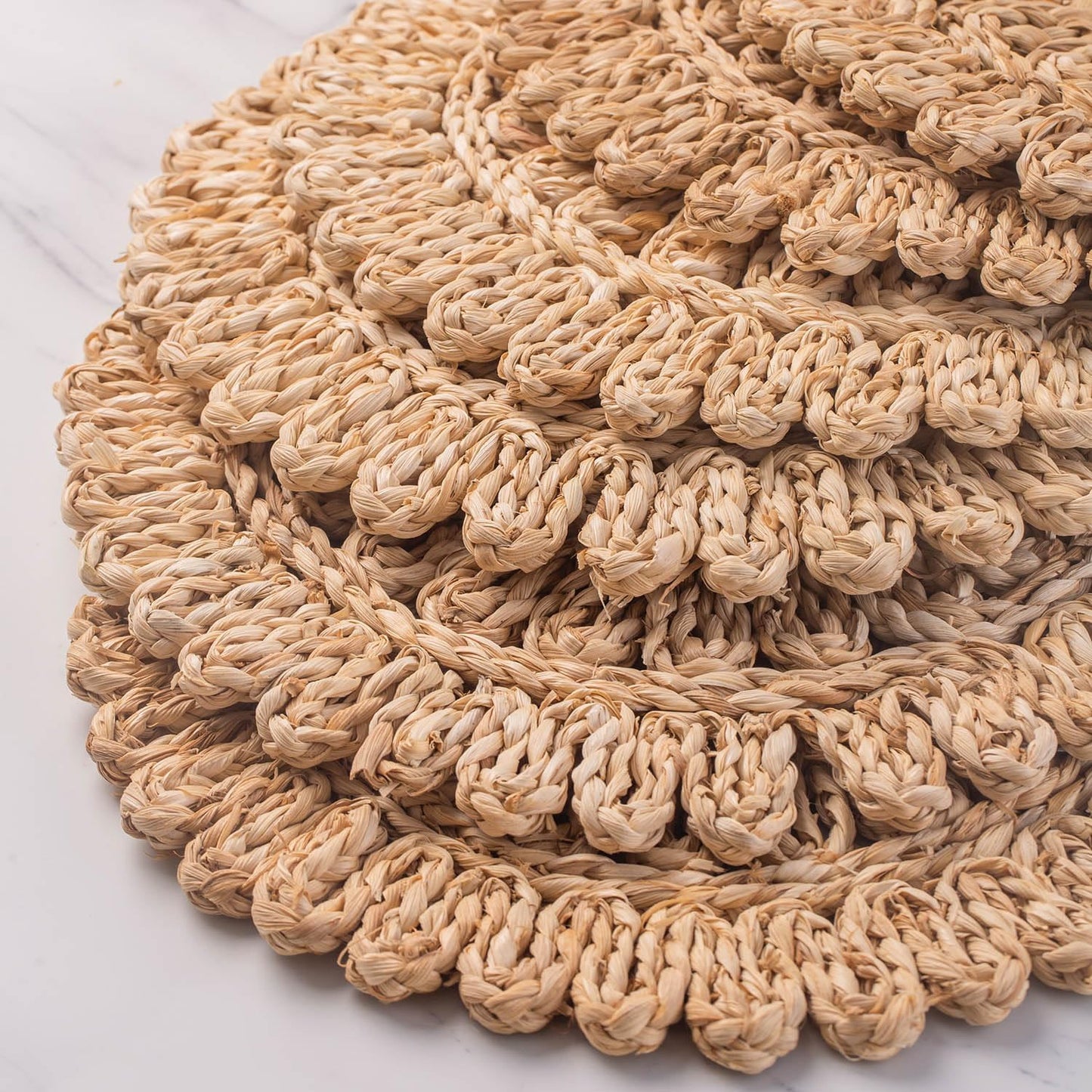 Woven Corn Husk Placemat Set of 6