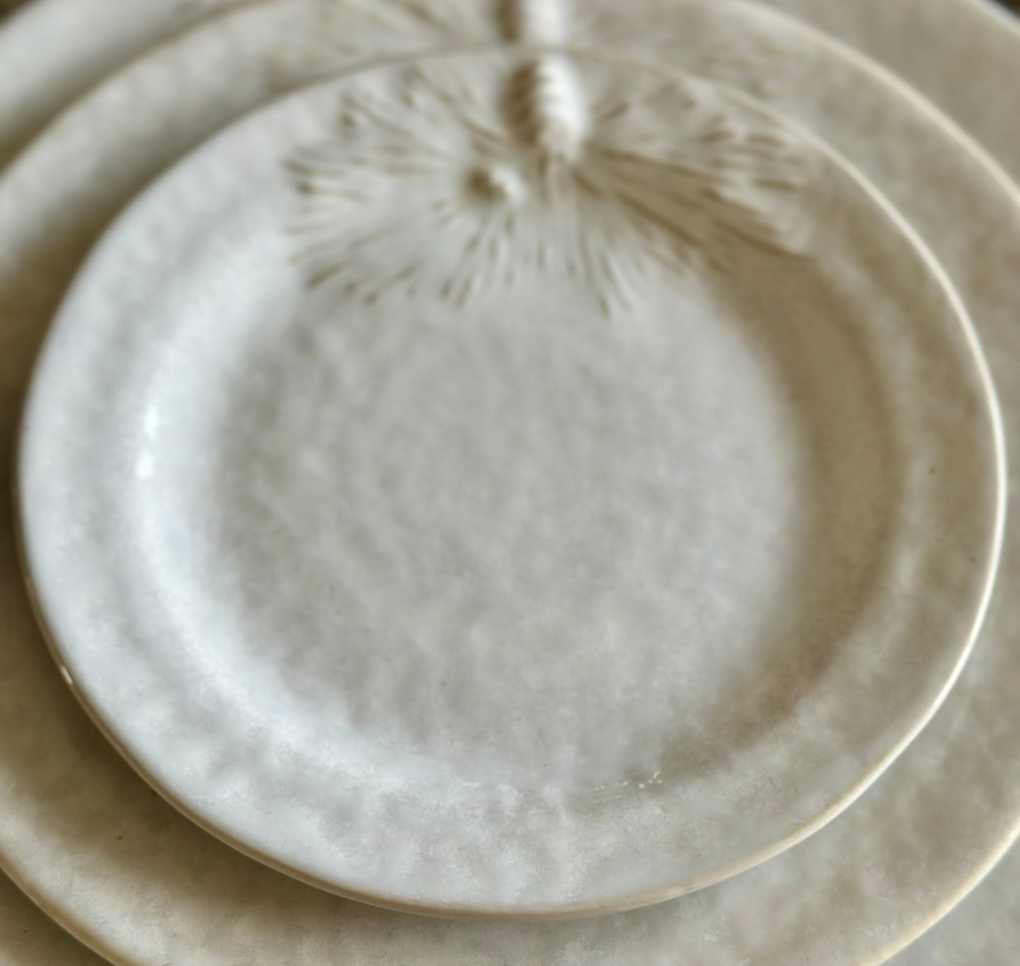 Foresta Stoneware 6 1/2" Appetizer Plates Set of 4