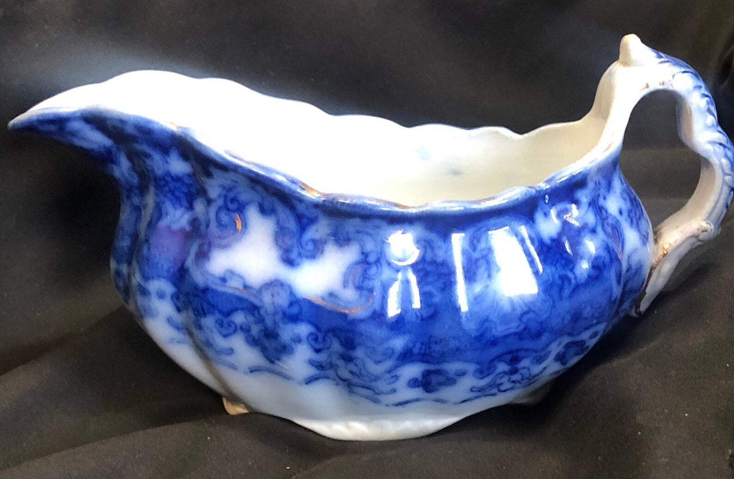Flow Blue Gravy Boat