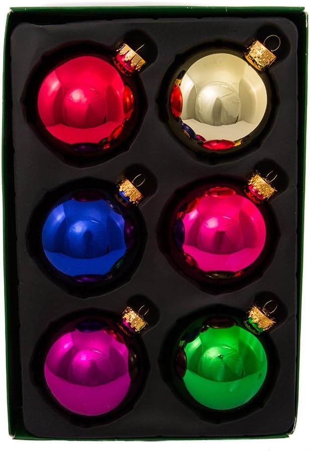 Shiny Glass Christmas Ball Ornaments