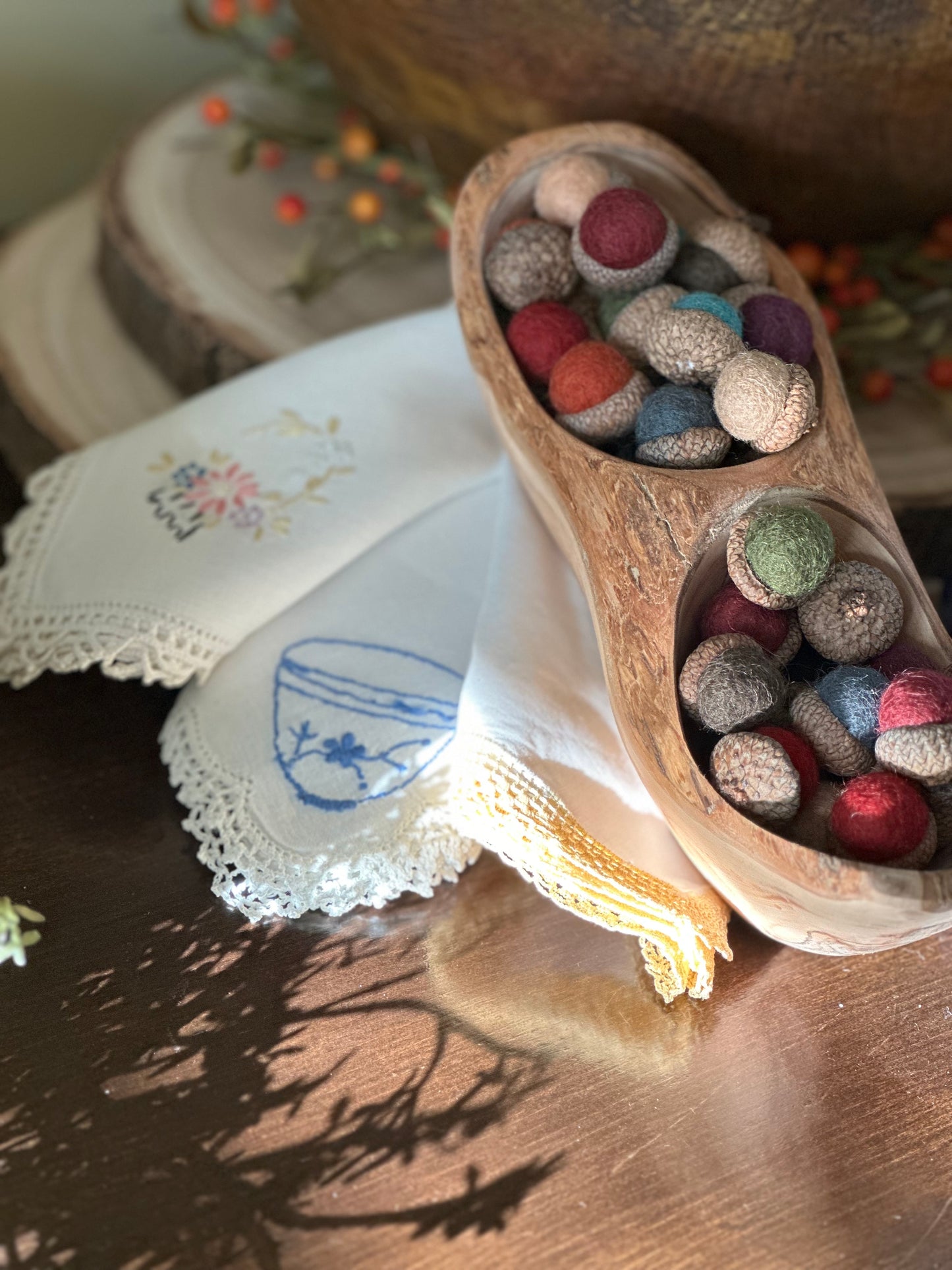 Felted Wool Acorns On Etsy