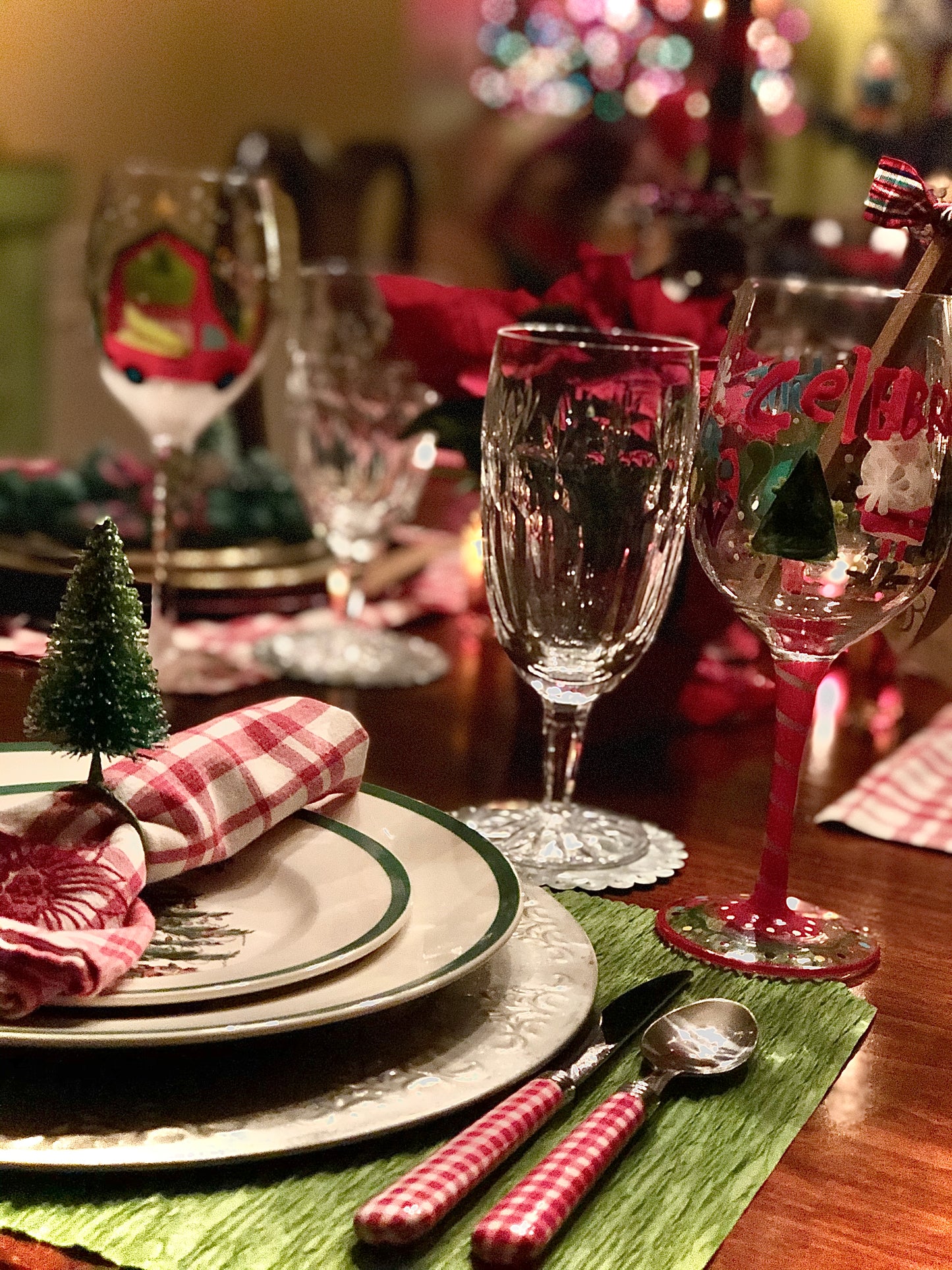 Spode Christmas Tree Dishes for 4