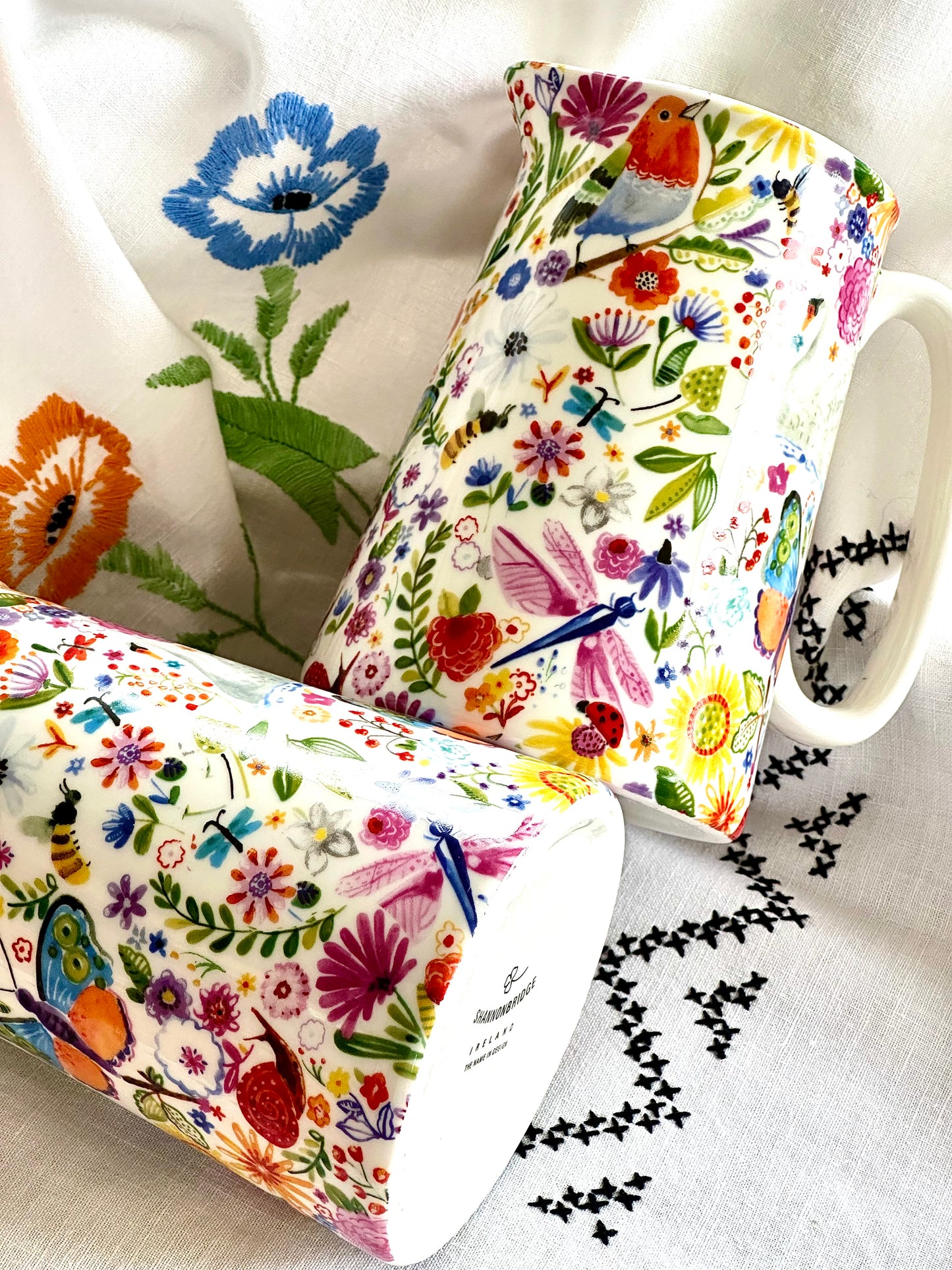 Swan Garden Pitcher