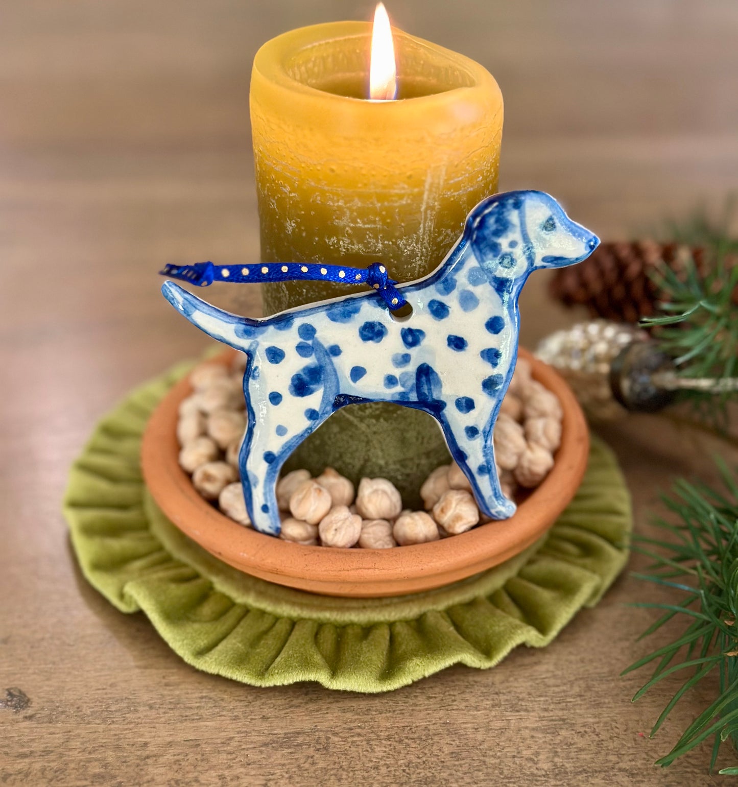 Delft Blue Ceramic Ornaments