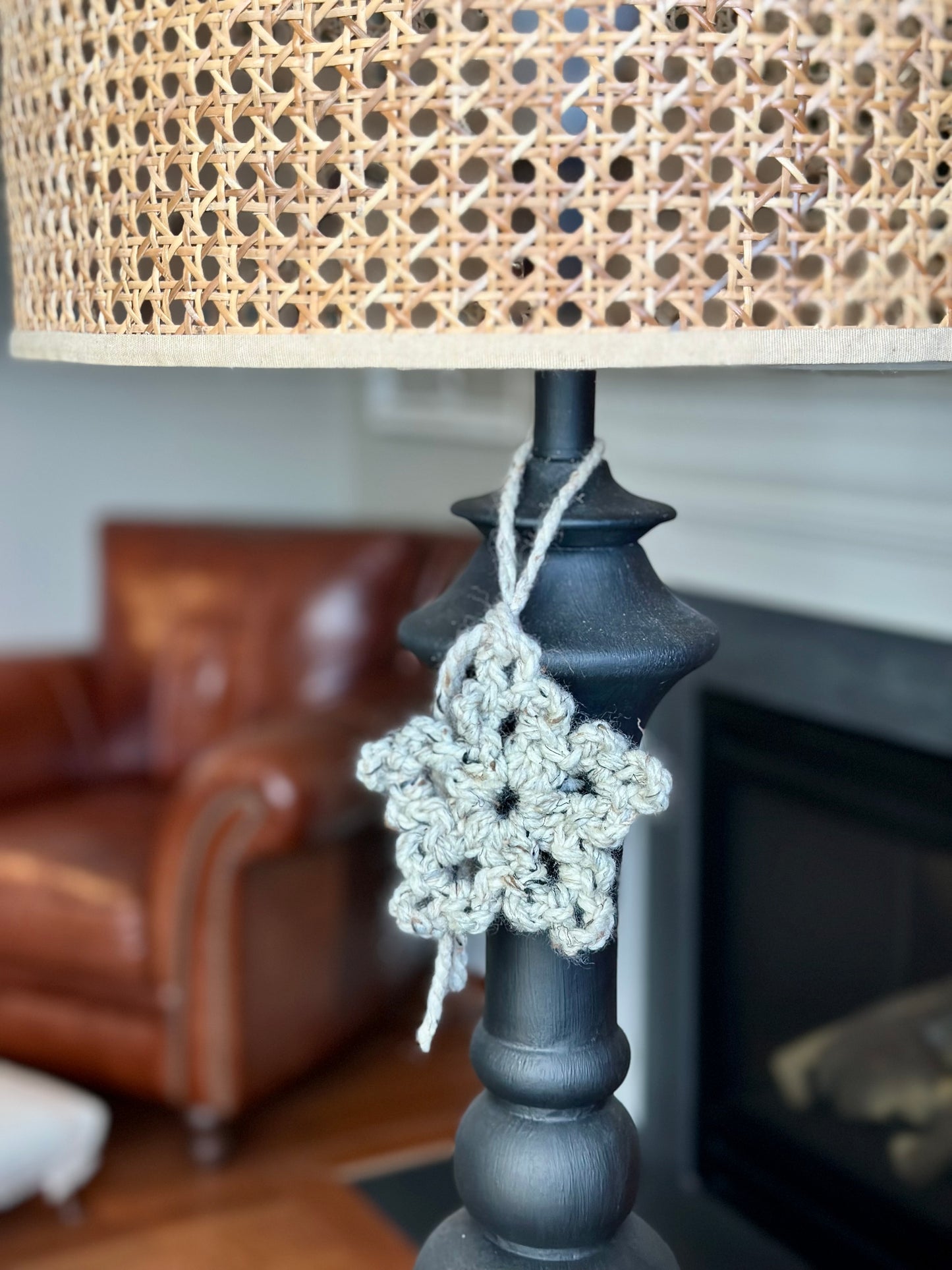Snowflake Hand Crocheted
