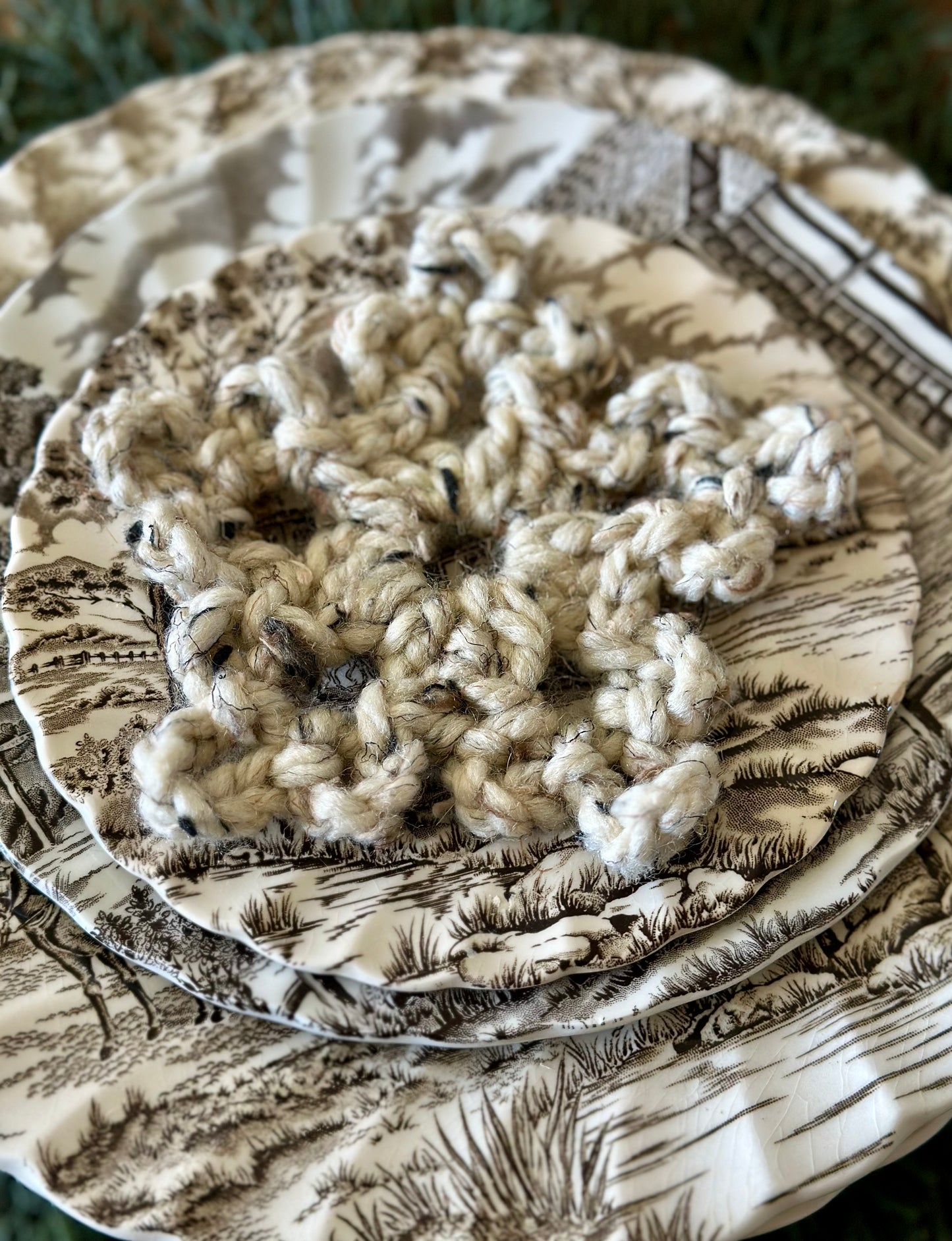 Snowflake Hand Crocheted