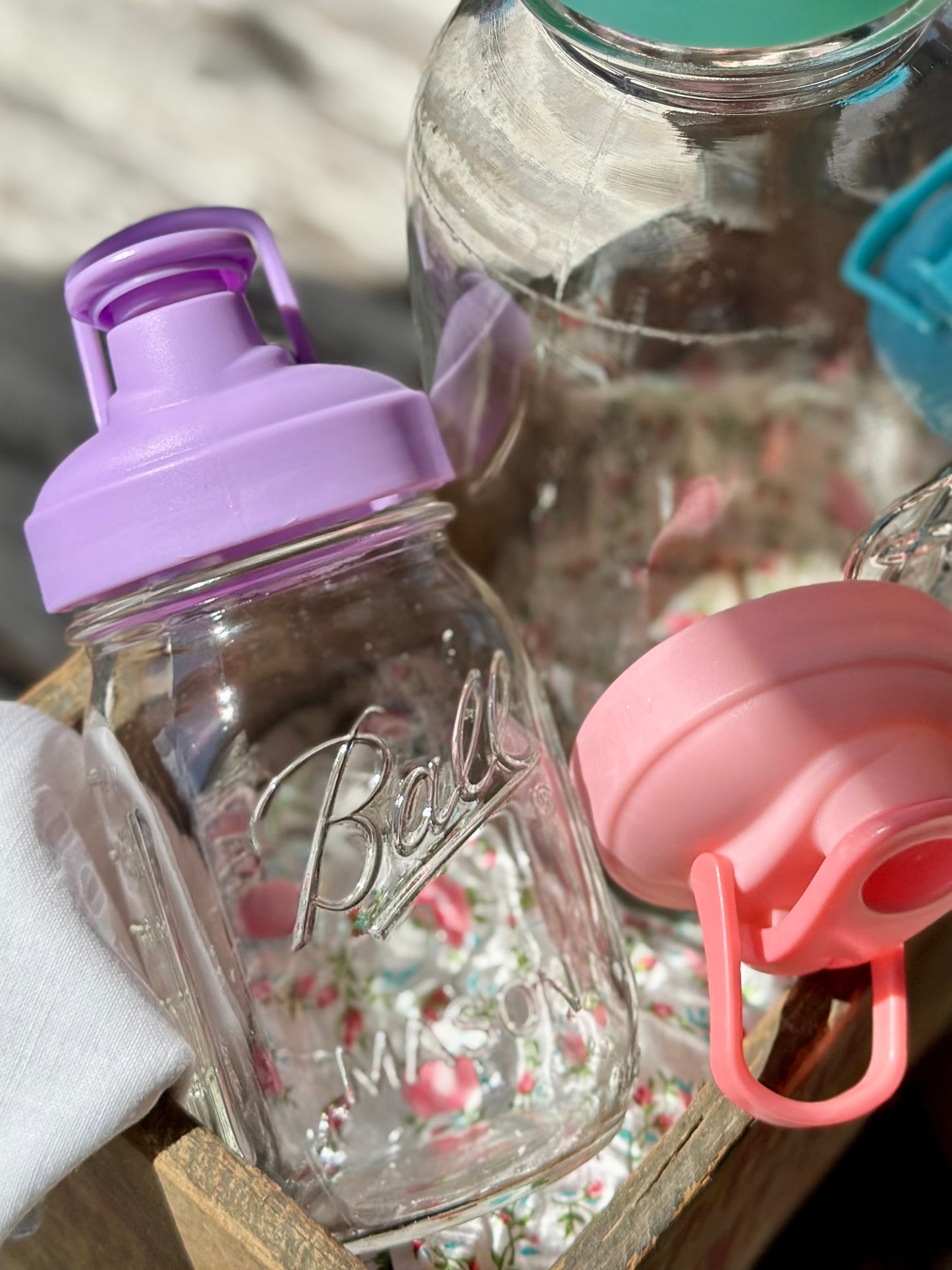 Mason Jar Pouring Lids