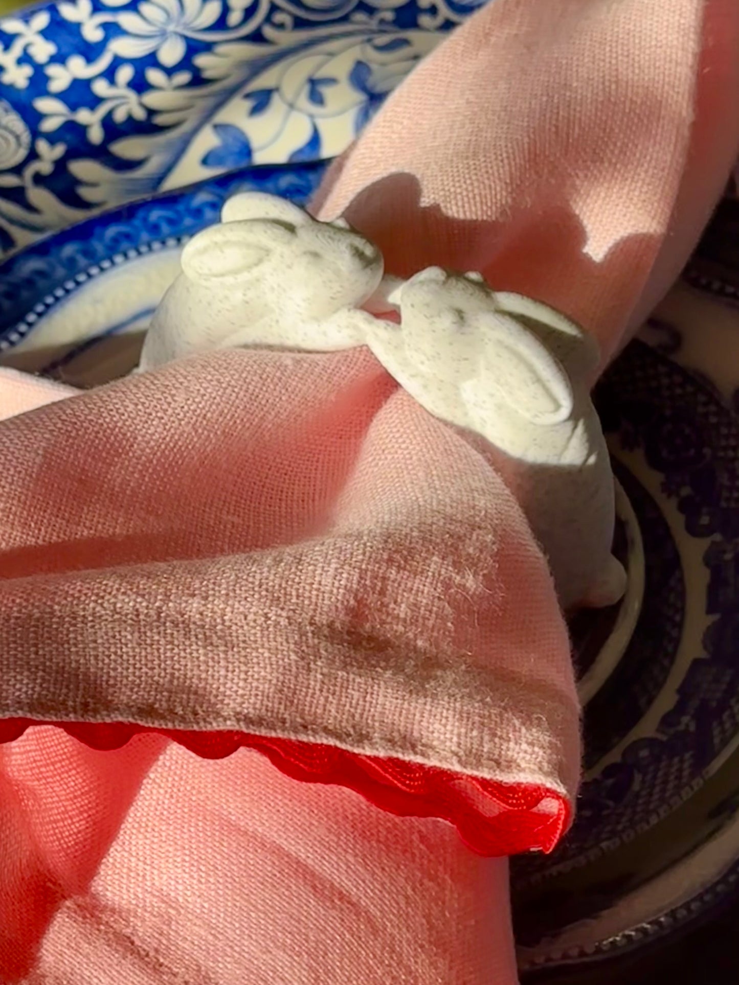 3D Printed Bunny Napkin Rings (4)