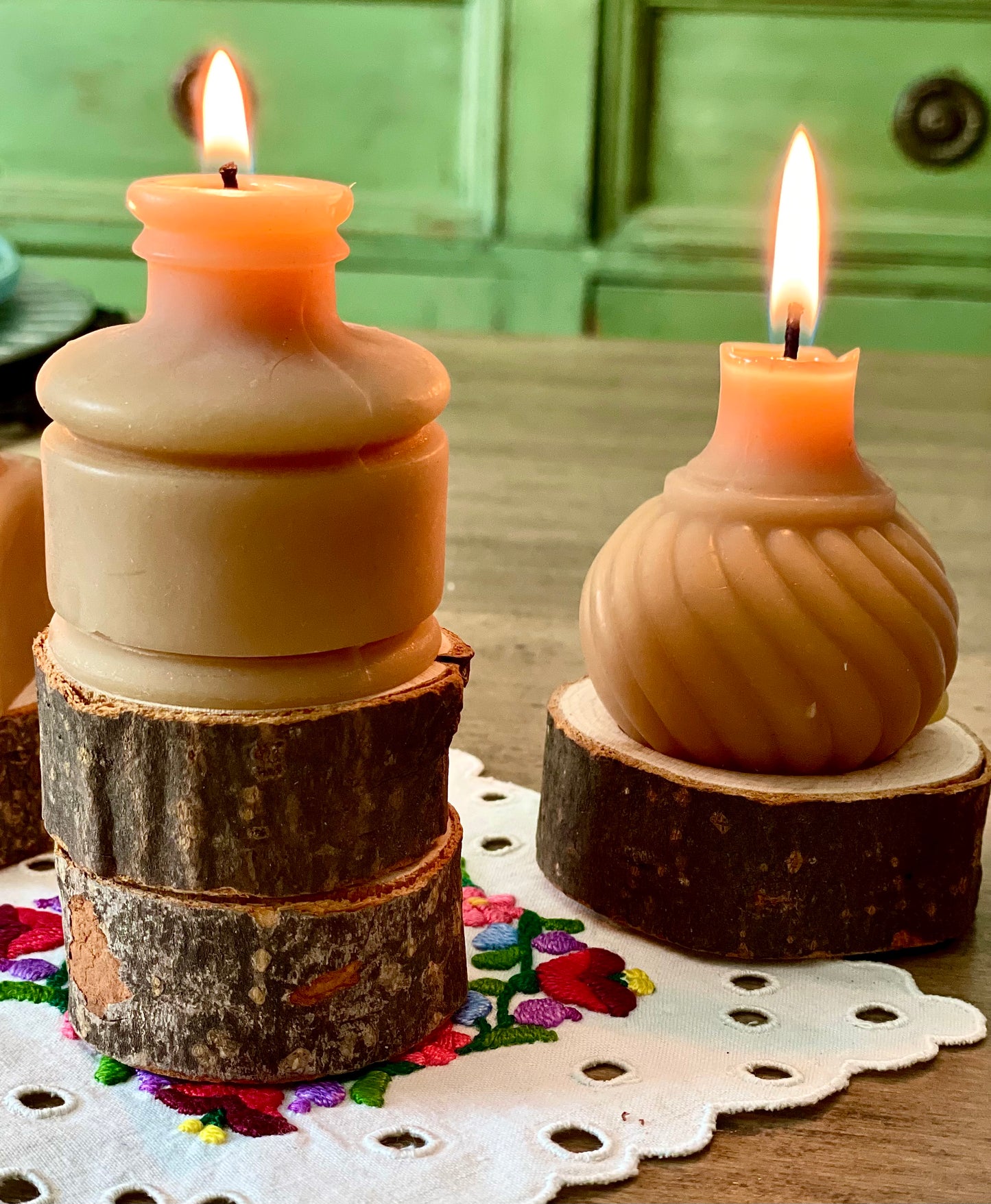 Beeswax Antique Inkwell Trio Candles (3)