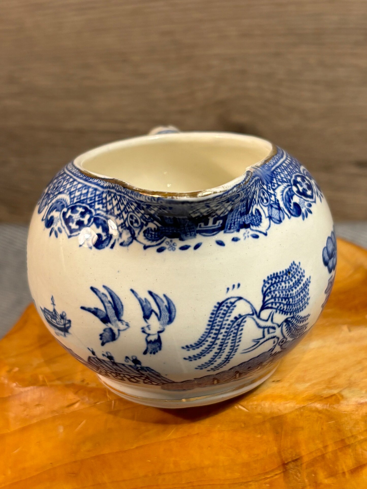 Blue and White Willow Creamer