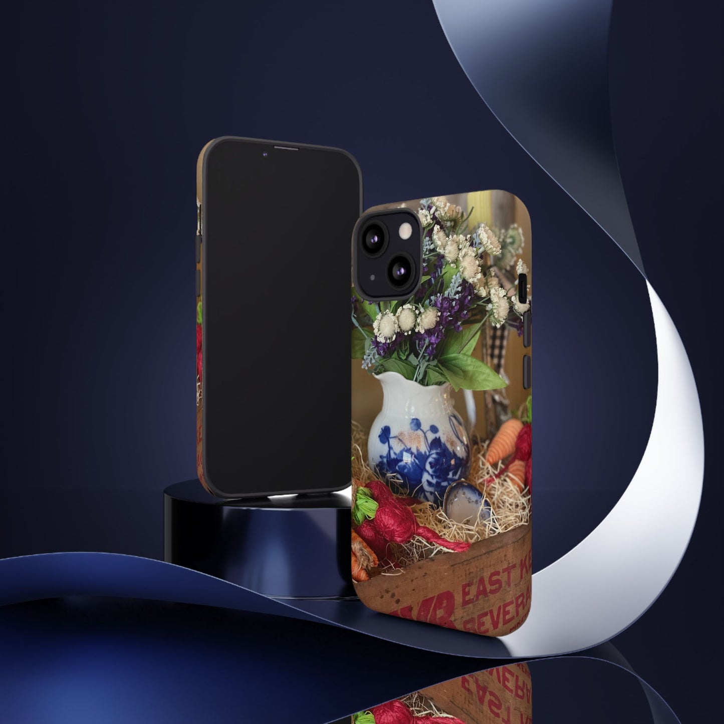 Phone Case Vintage Crate Garden Vegetables