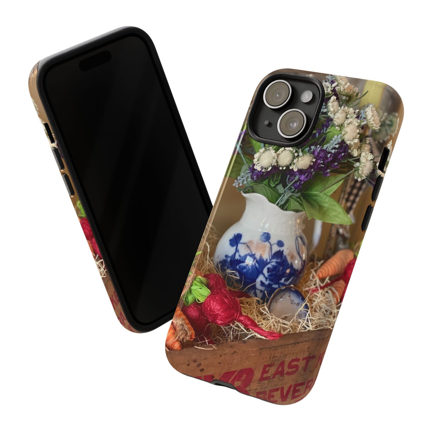 Phone Case Vintage Crate Garden Vegetables