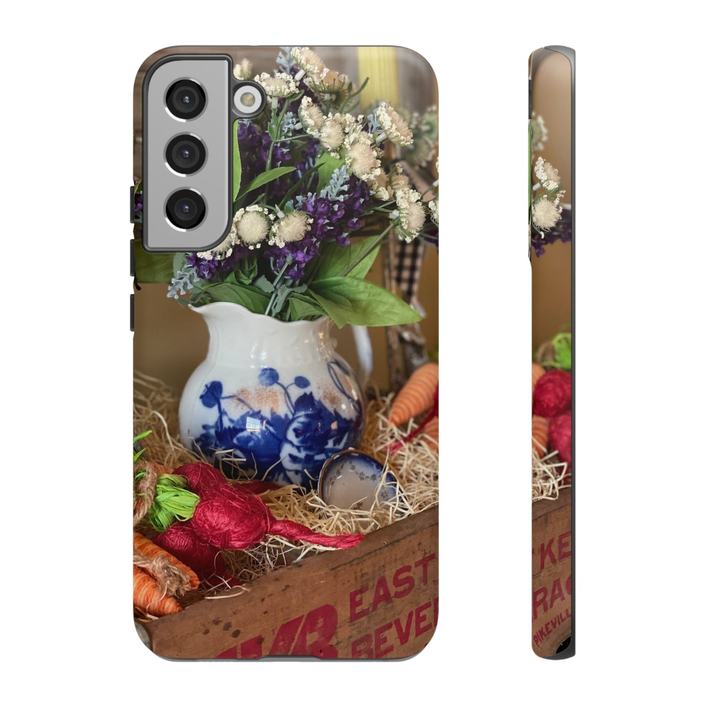 Phone Case Vintage Crate Garden Vegetables