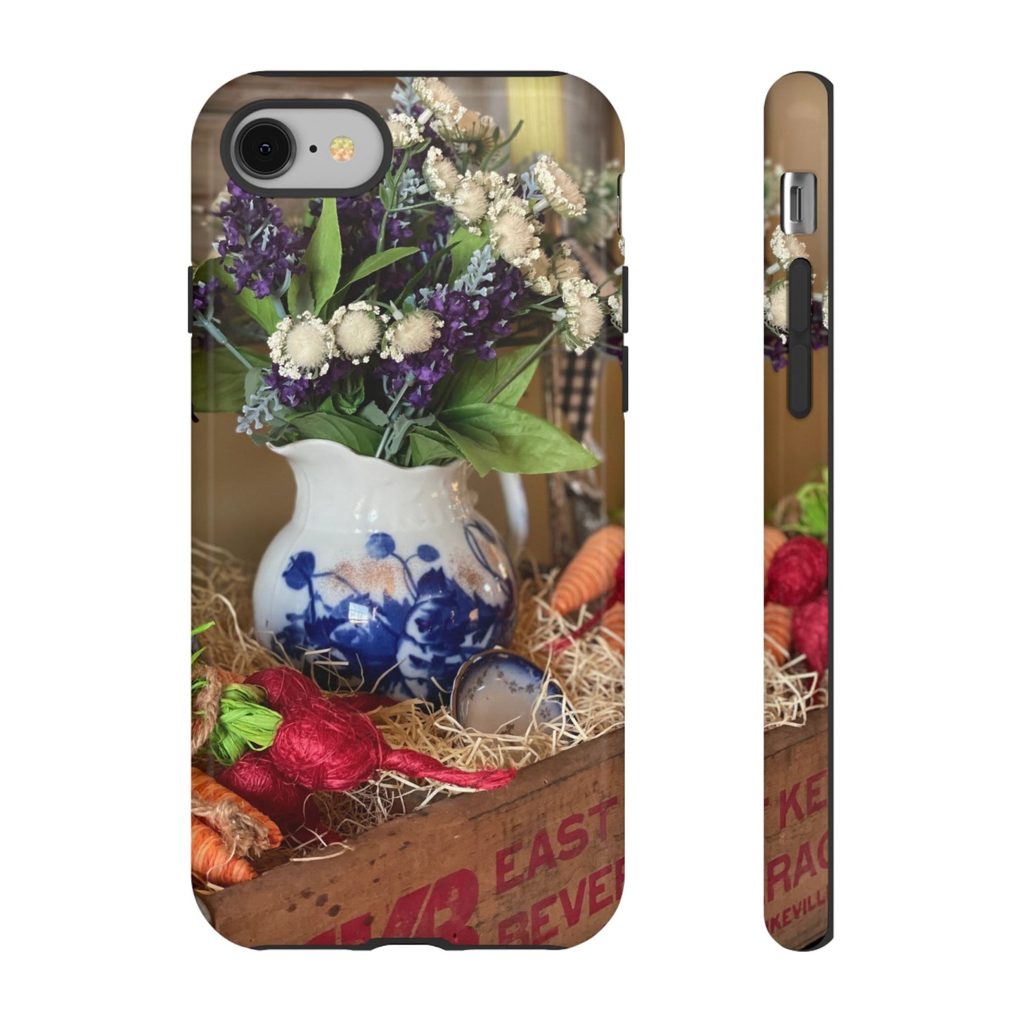 Phone Case Vintage Crate Garden Vegetables