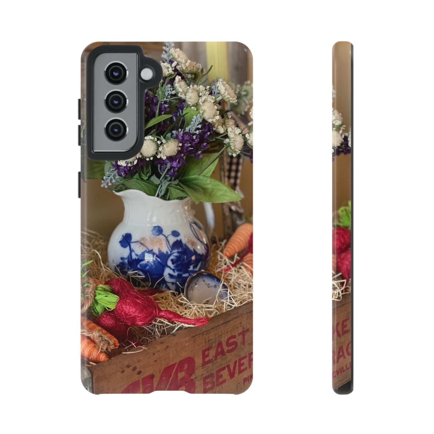 Phone Case Vintage Crate Garden Vegetables