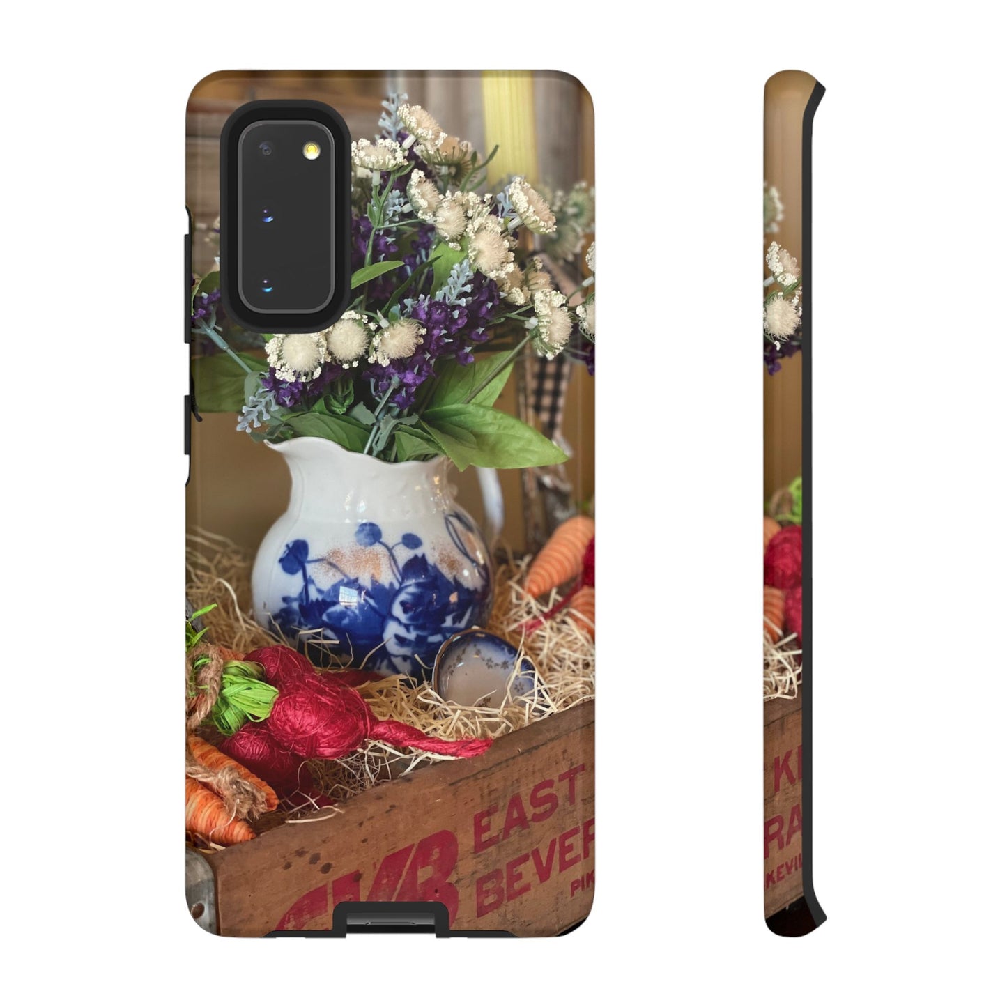 Phone Case Vintage Crate Garden Vegetables