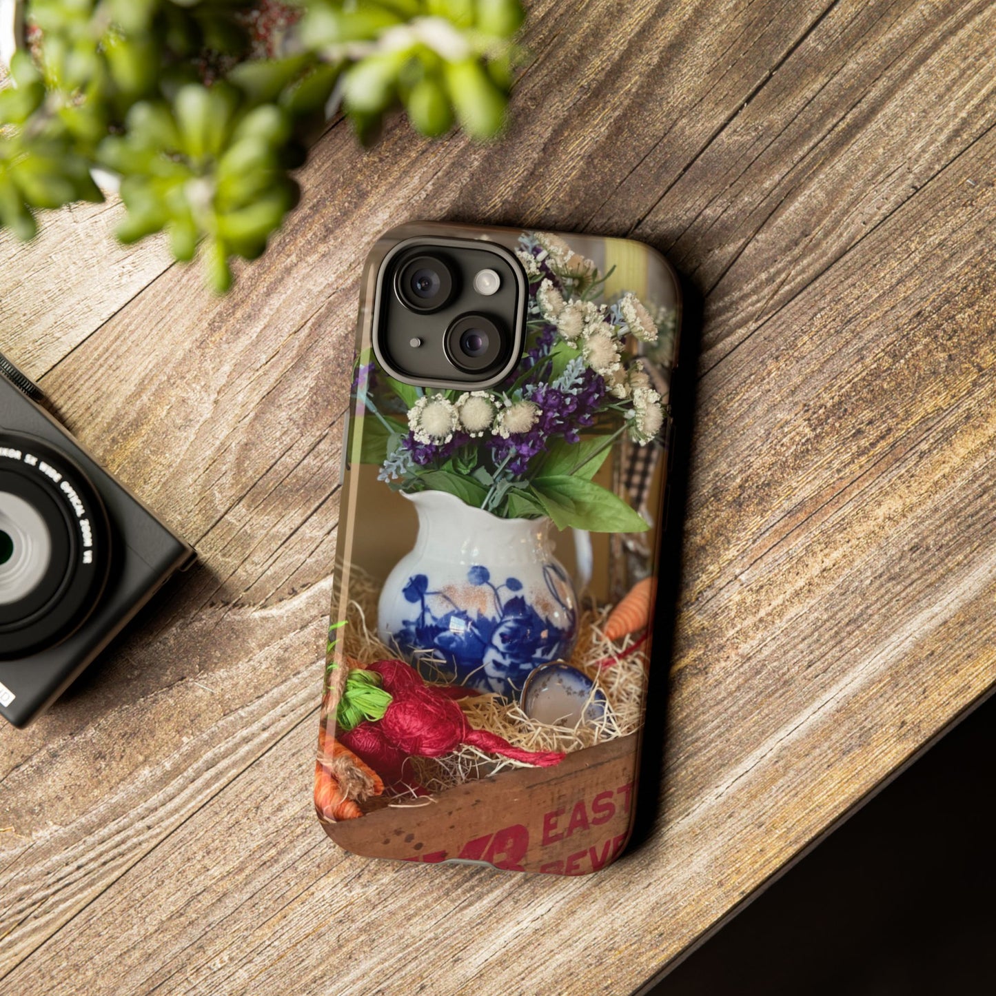 Phone Case Vintage Crate Garden Vegetables