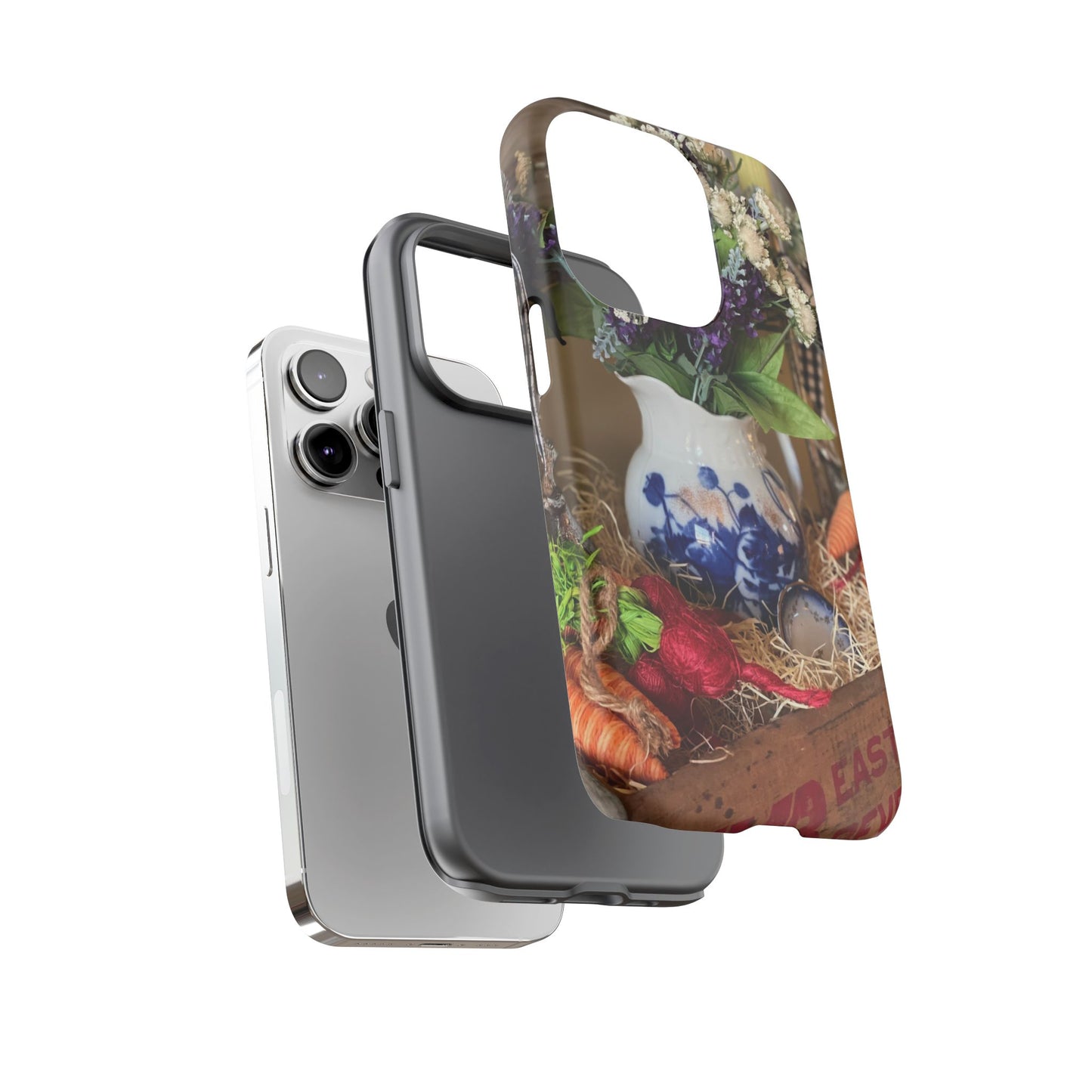 Phone Case Vintage Crate Garden Vegetables