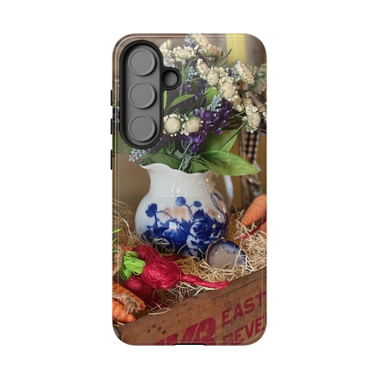 Phone Case Vintage Crate Garden Vegetables