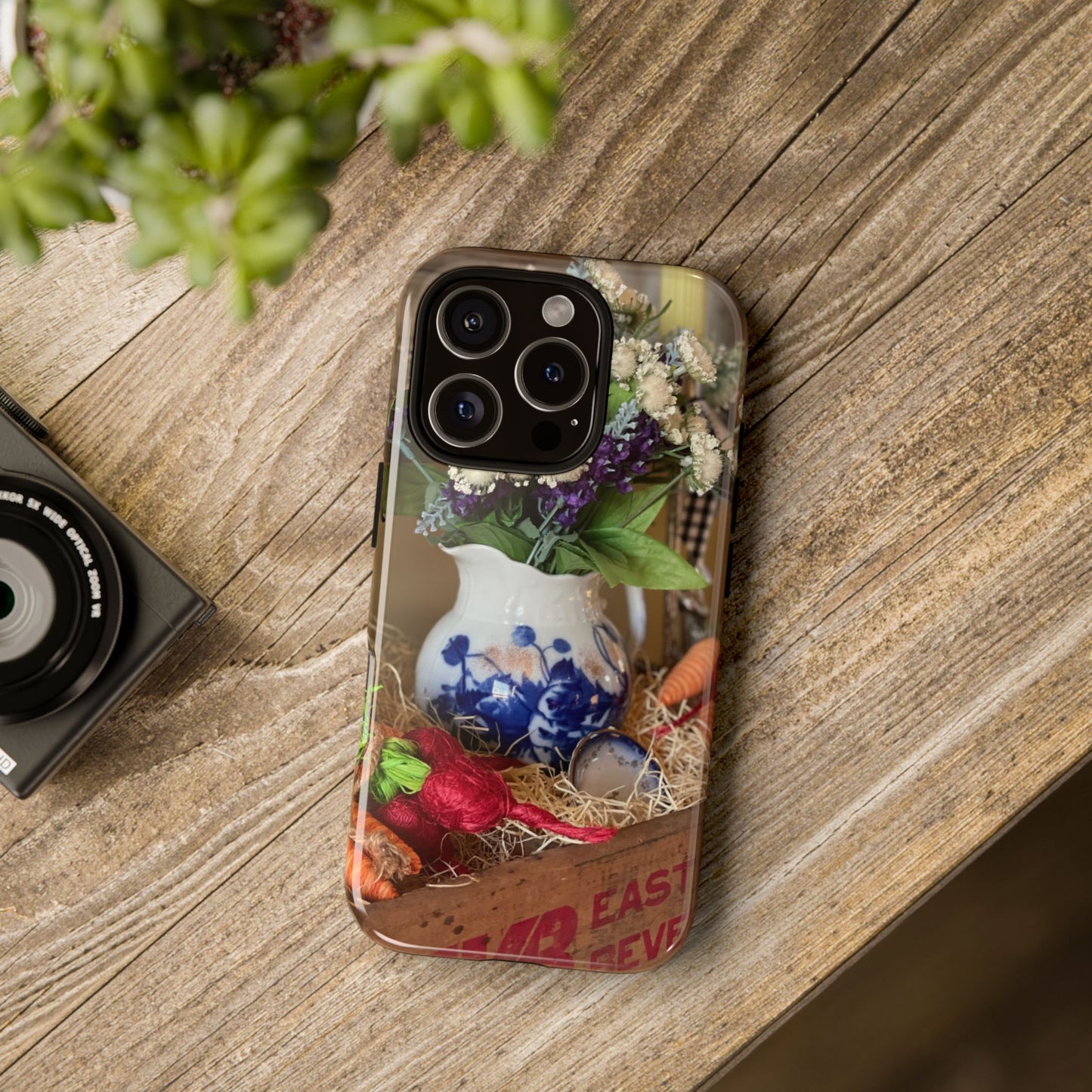Phone Case Vintage Crate Garden Vegetables