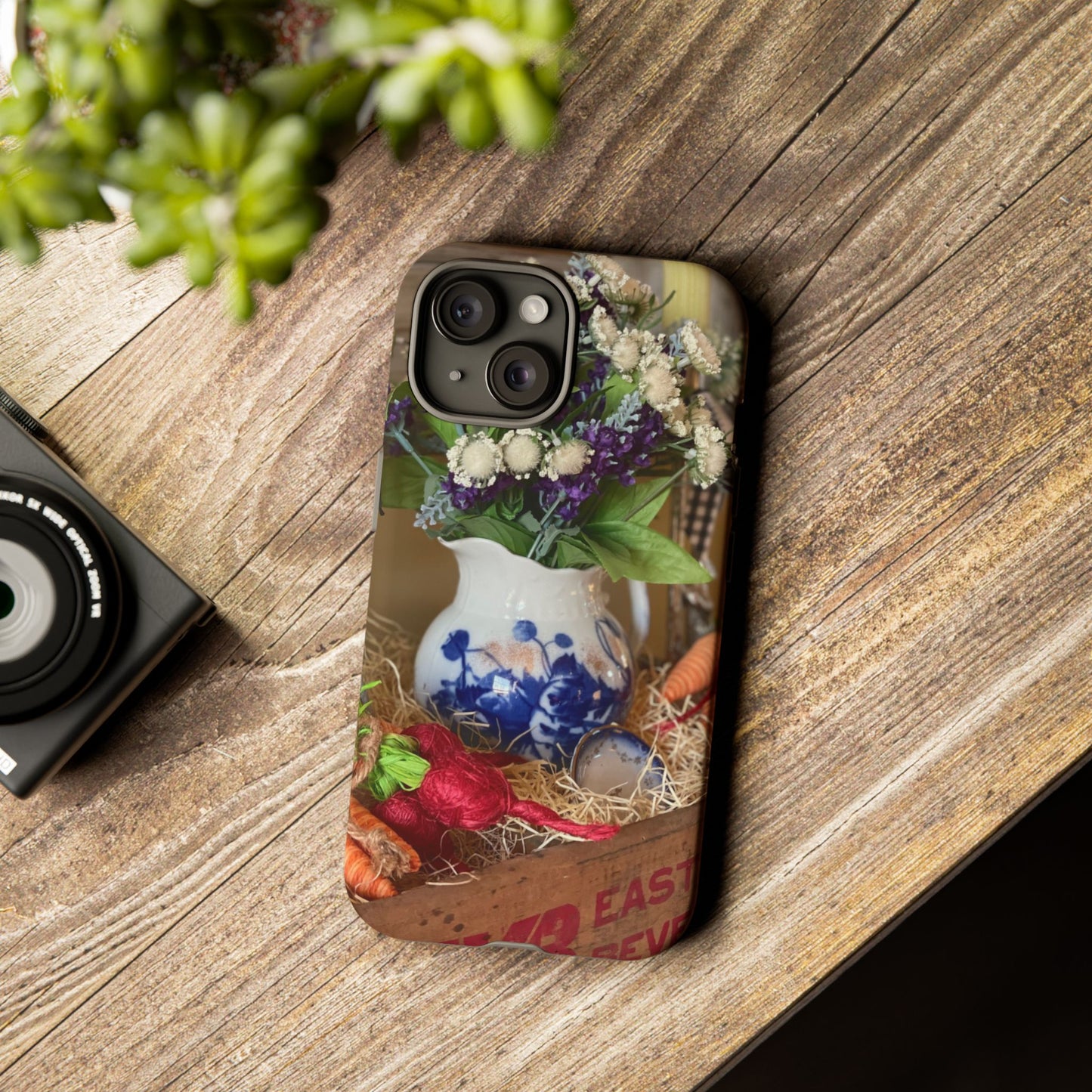 Phone Case Vintage Crate Garden Vegetables
