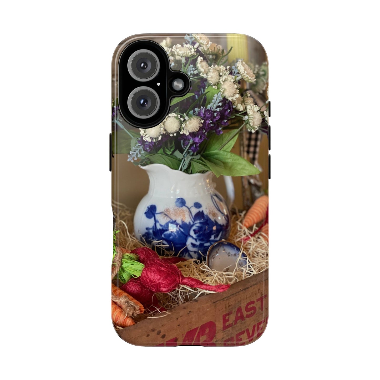 Phone Case Vintage Crate Garden Vegetables