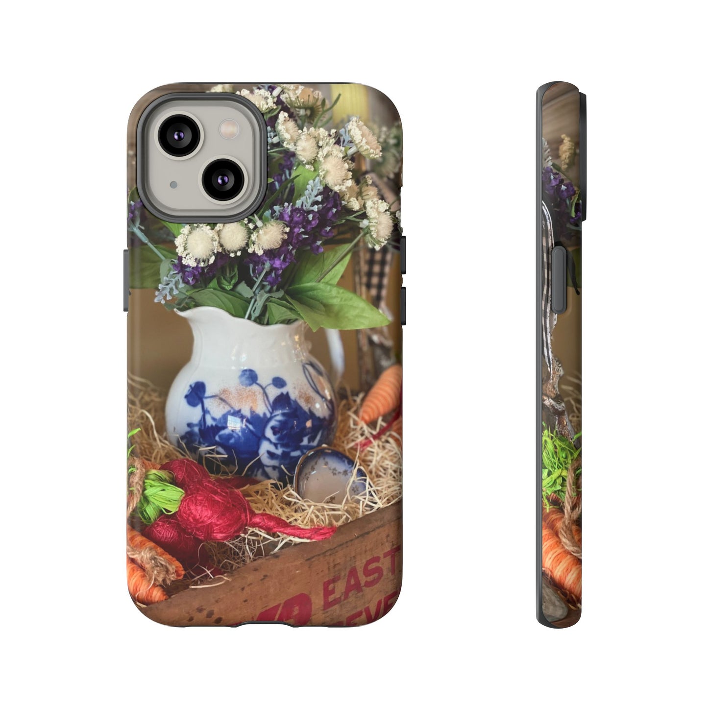 Phone Case Vintage Crate Garden Vegetables