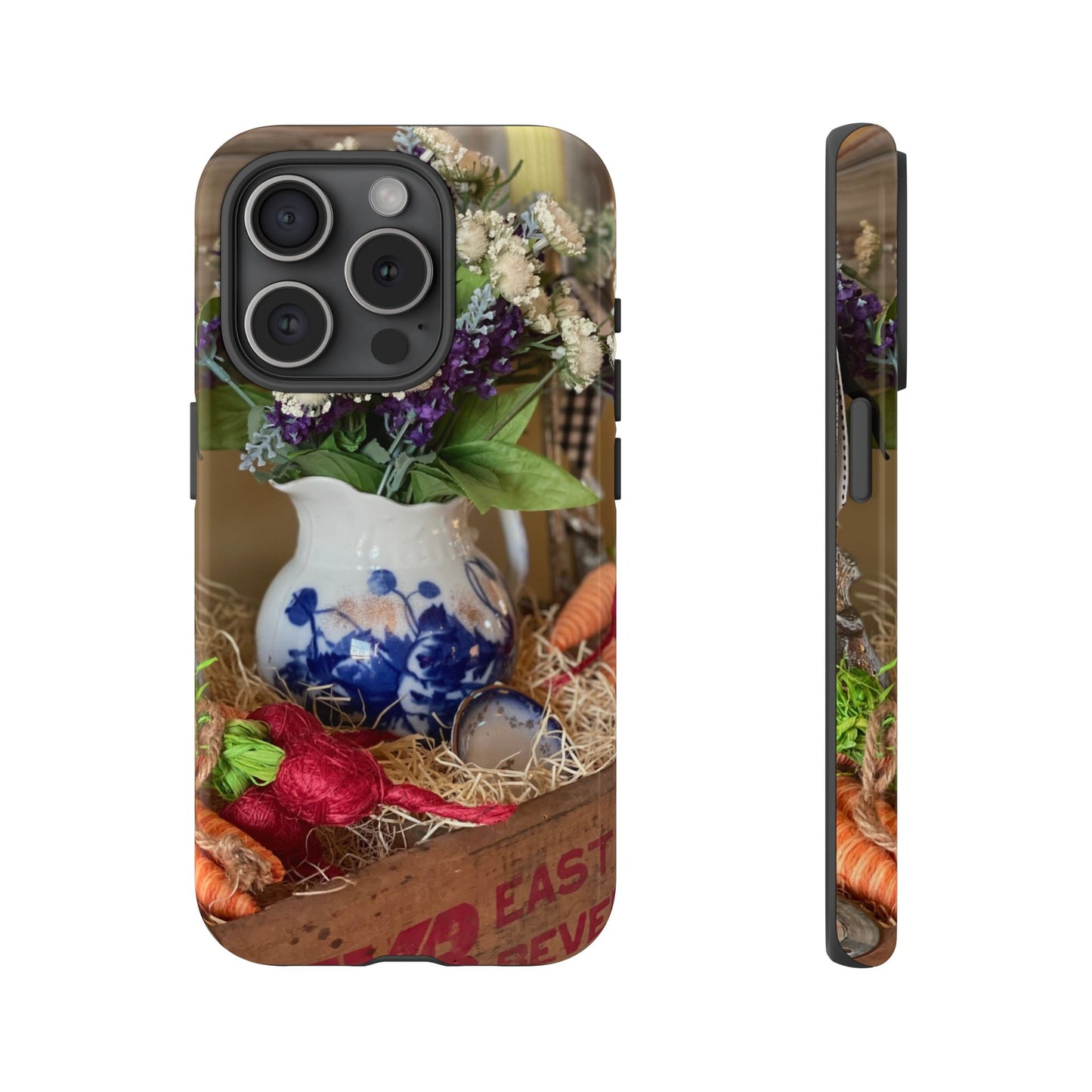 Phone Case Vintage Crate Garden Vegetables