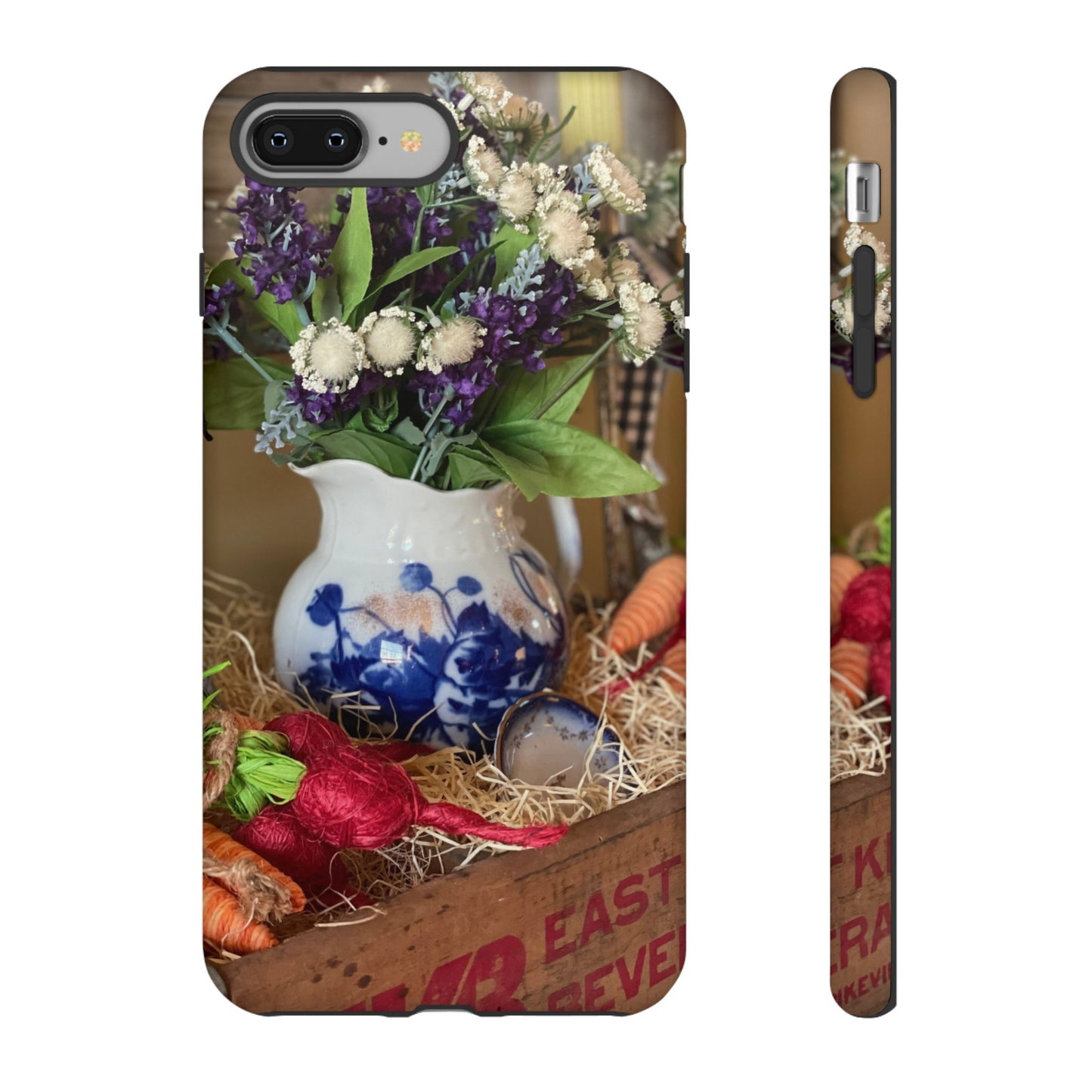 Phone Case Vintage Crate Garden Vegetables