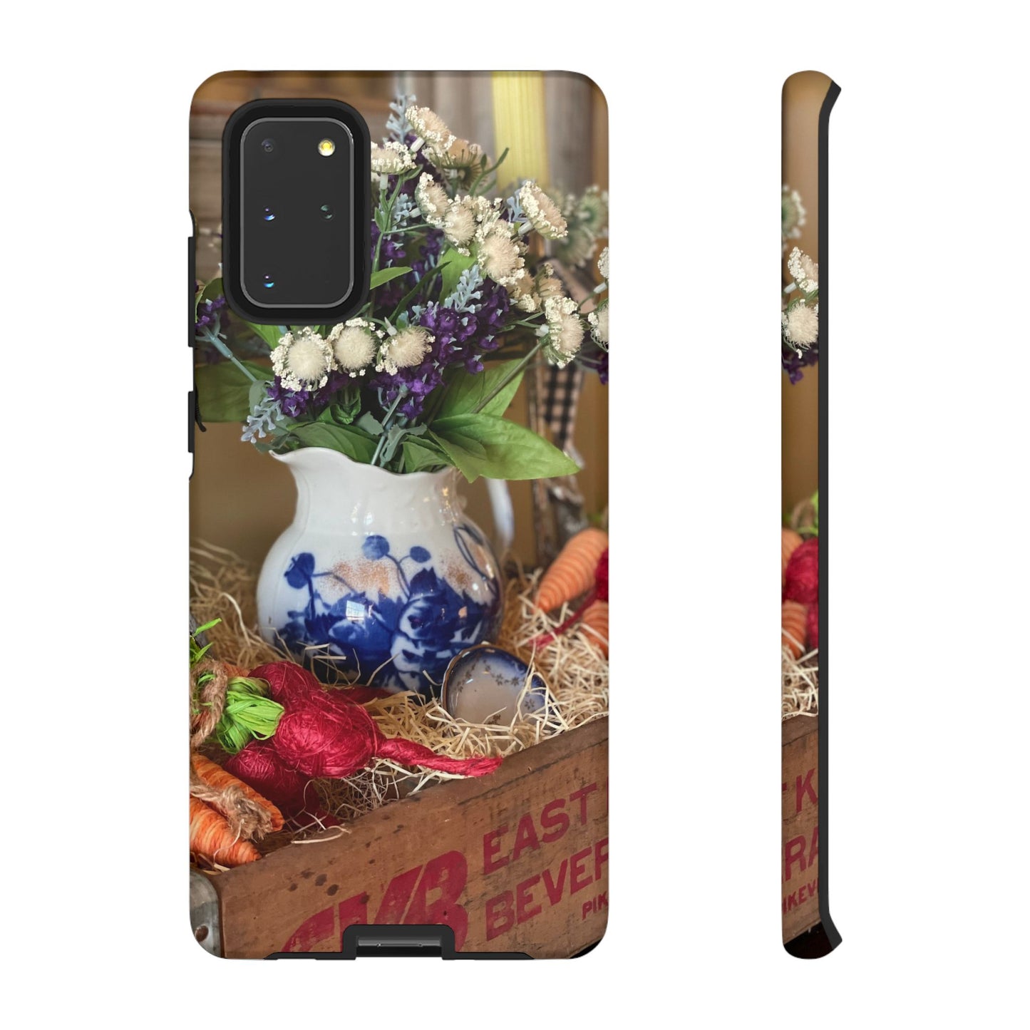 Phone Case Vintage Crate Garden Vegetables