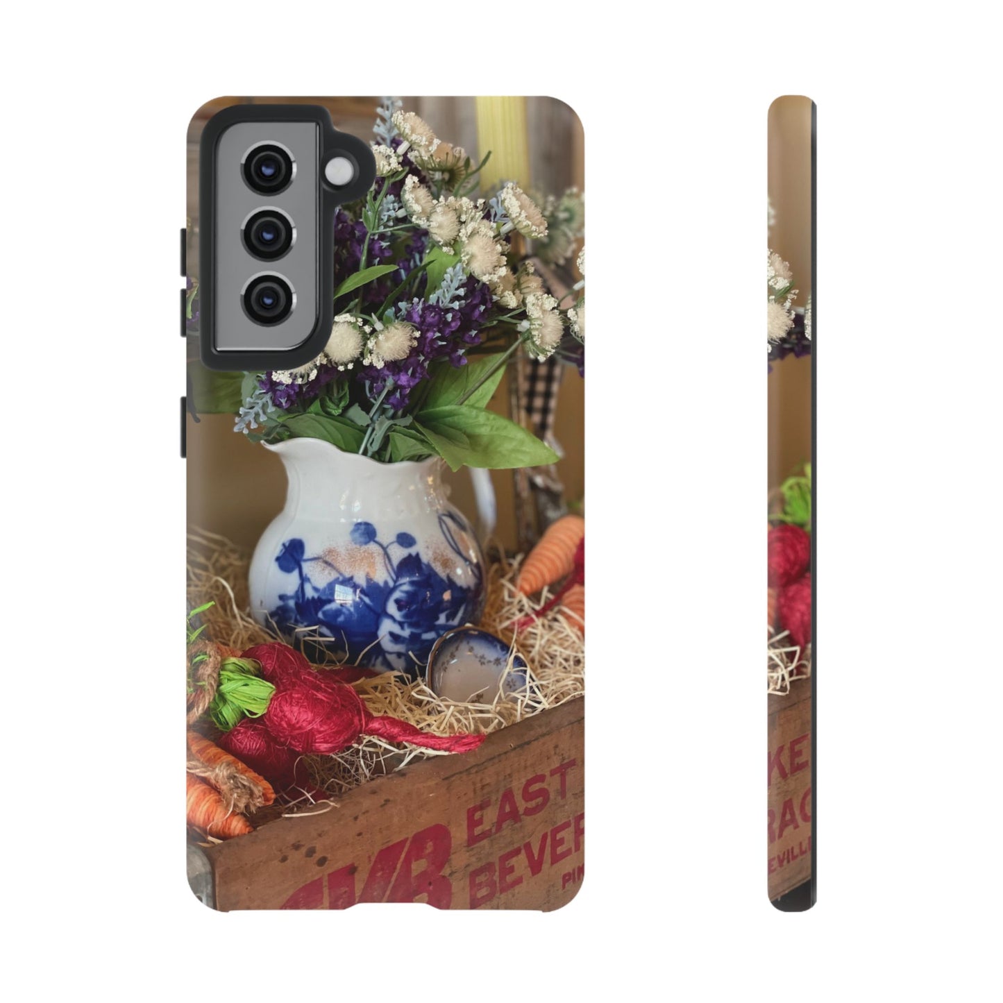 Phone Case Vintage Crate Garden Vegetables