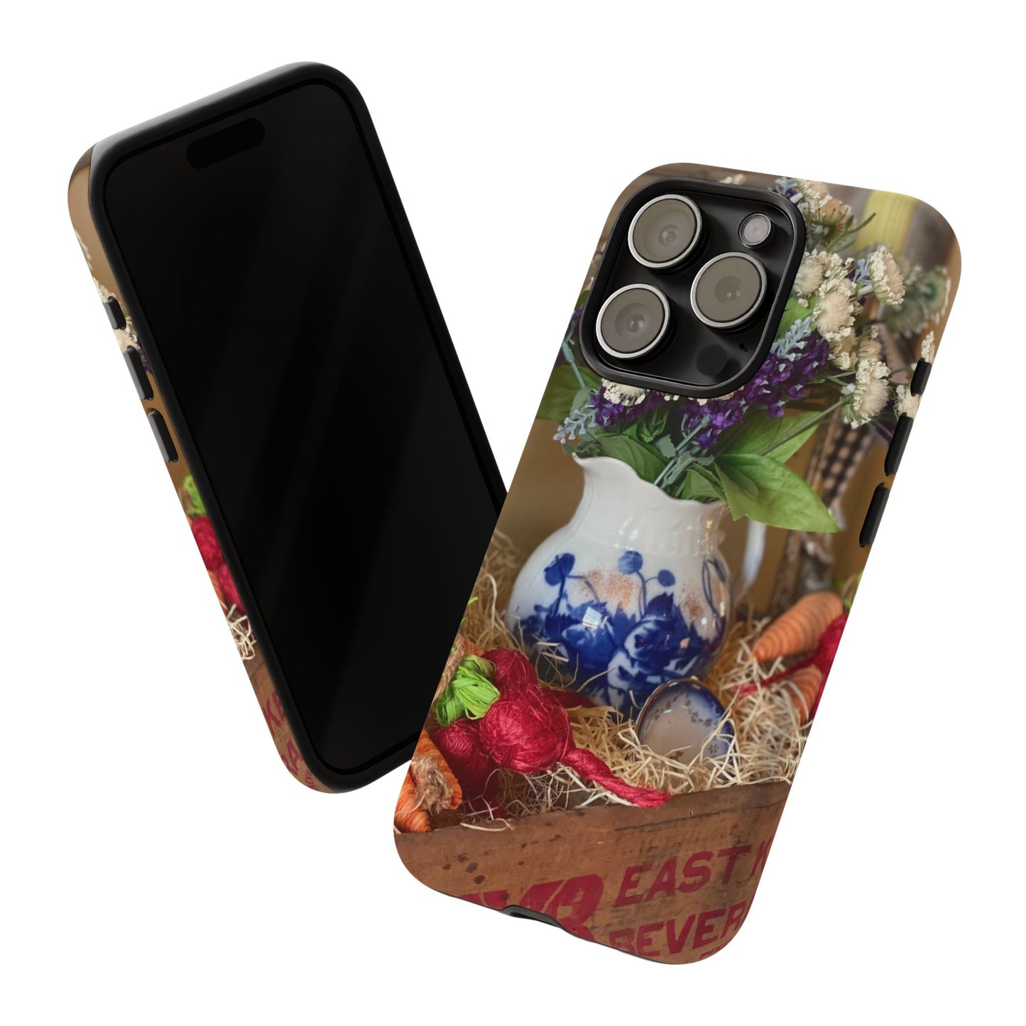 Phone Case Vintage Crate Garden Vegetables