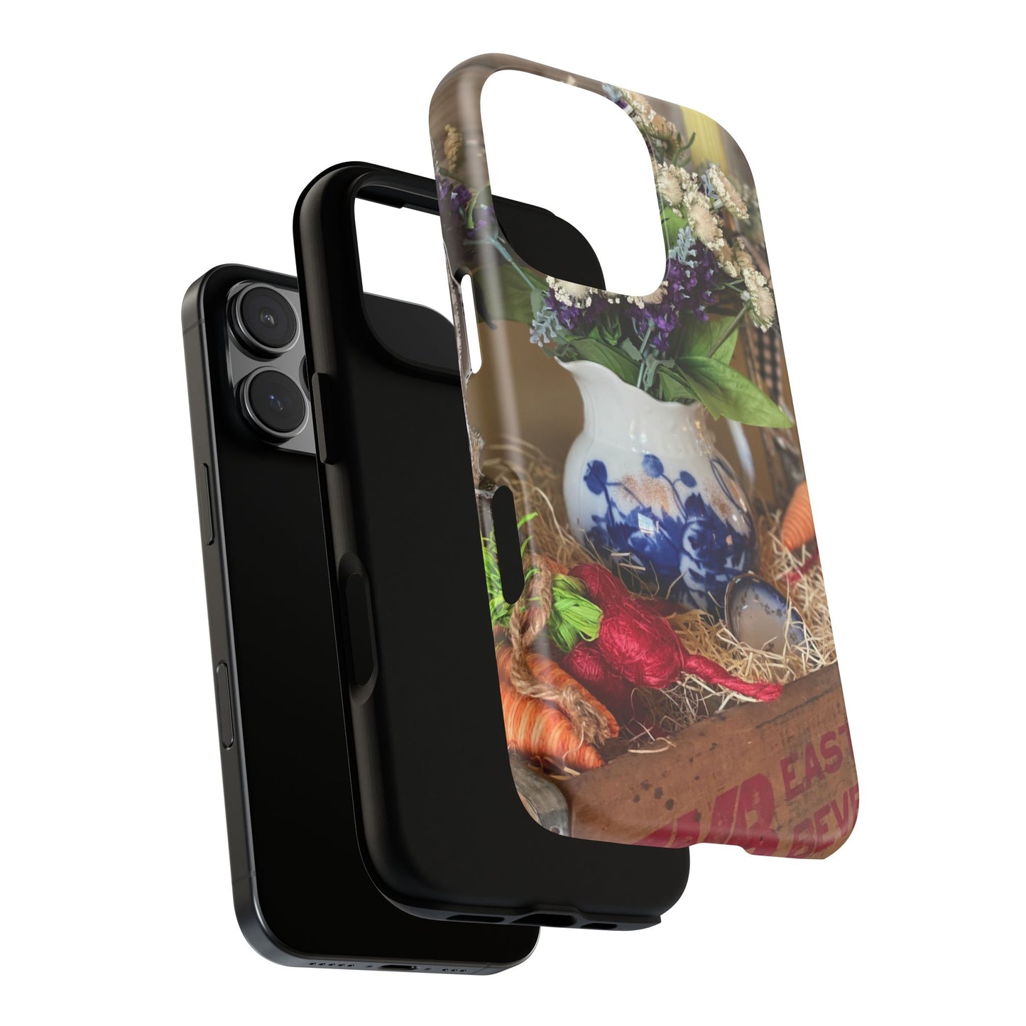 Phone Case Vintage Crate Garden Vegetables
