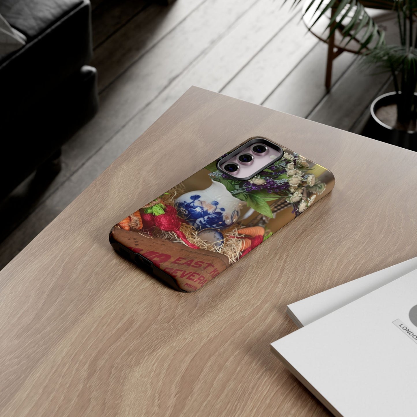 Phone Case Vintage Crate Garden Vegetables