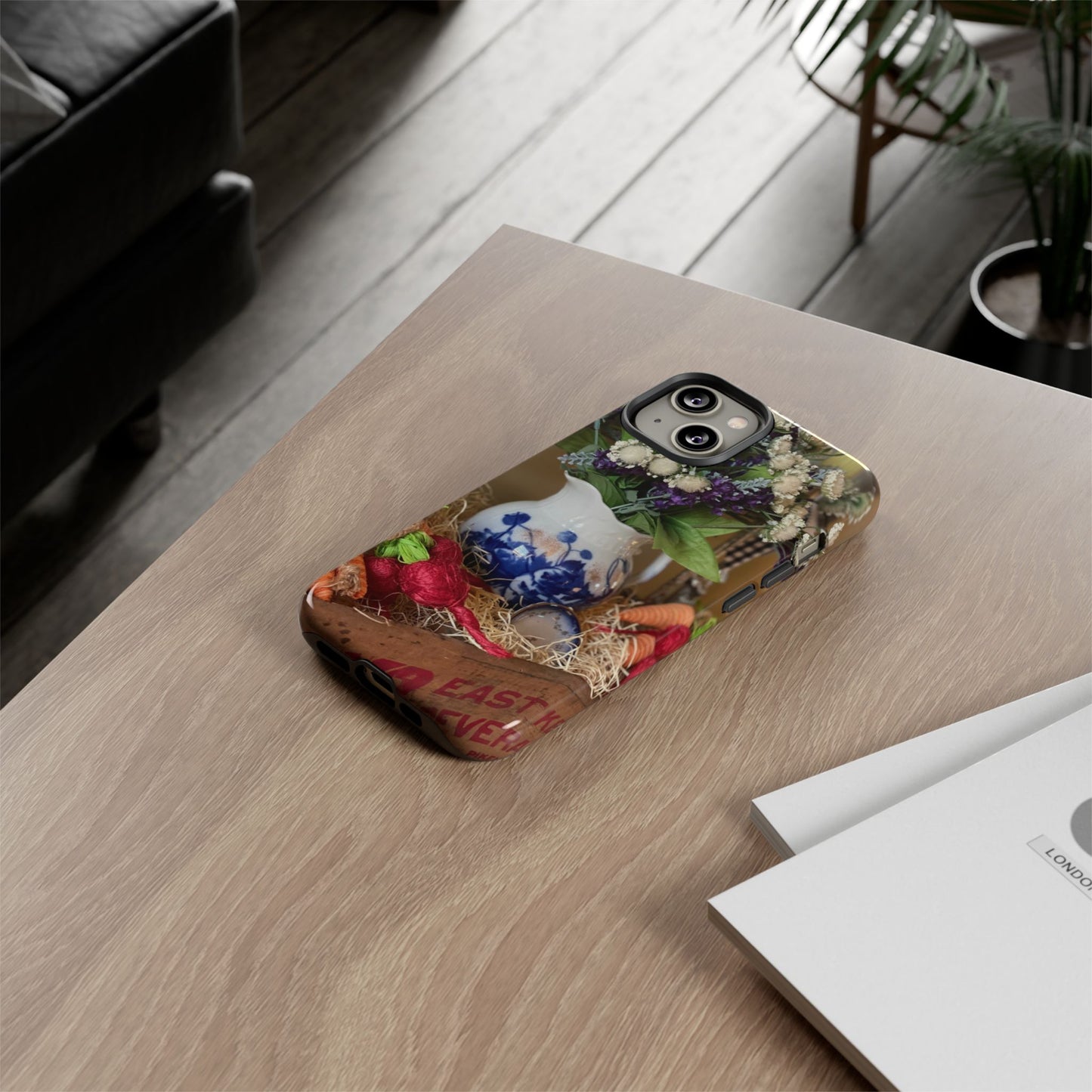 Phone Case Vintage Crate Garden Vegetables