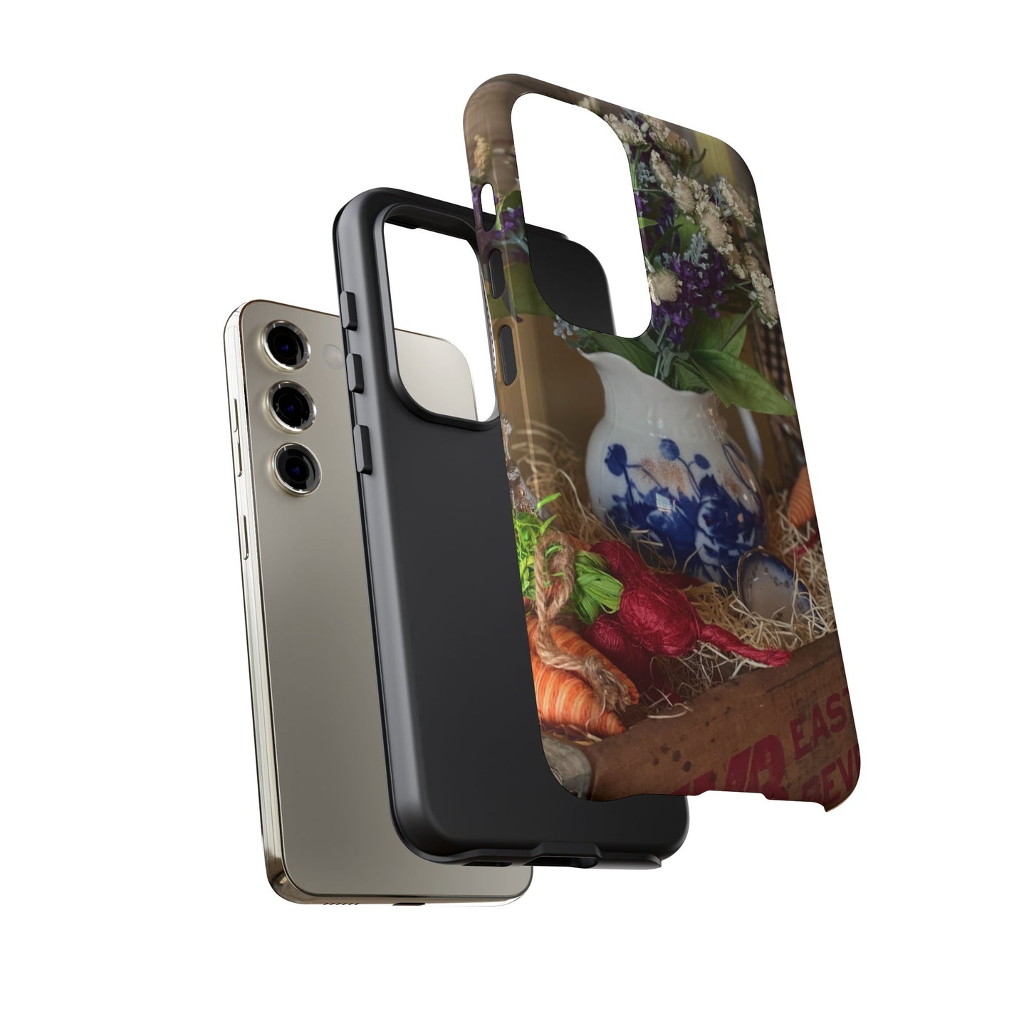 Phone Case Vintage Crate Garden Vegetables