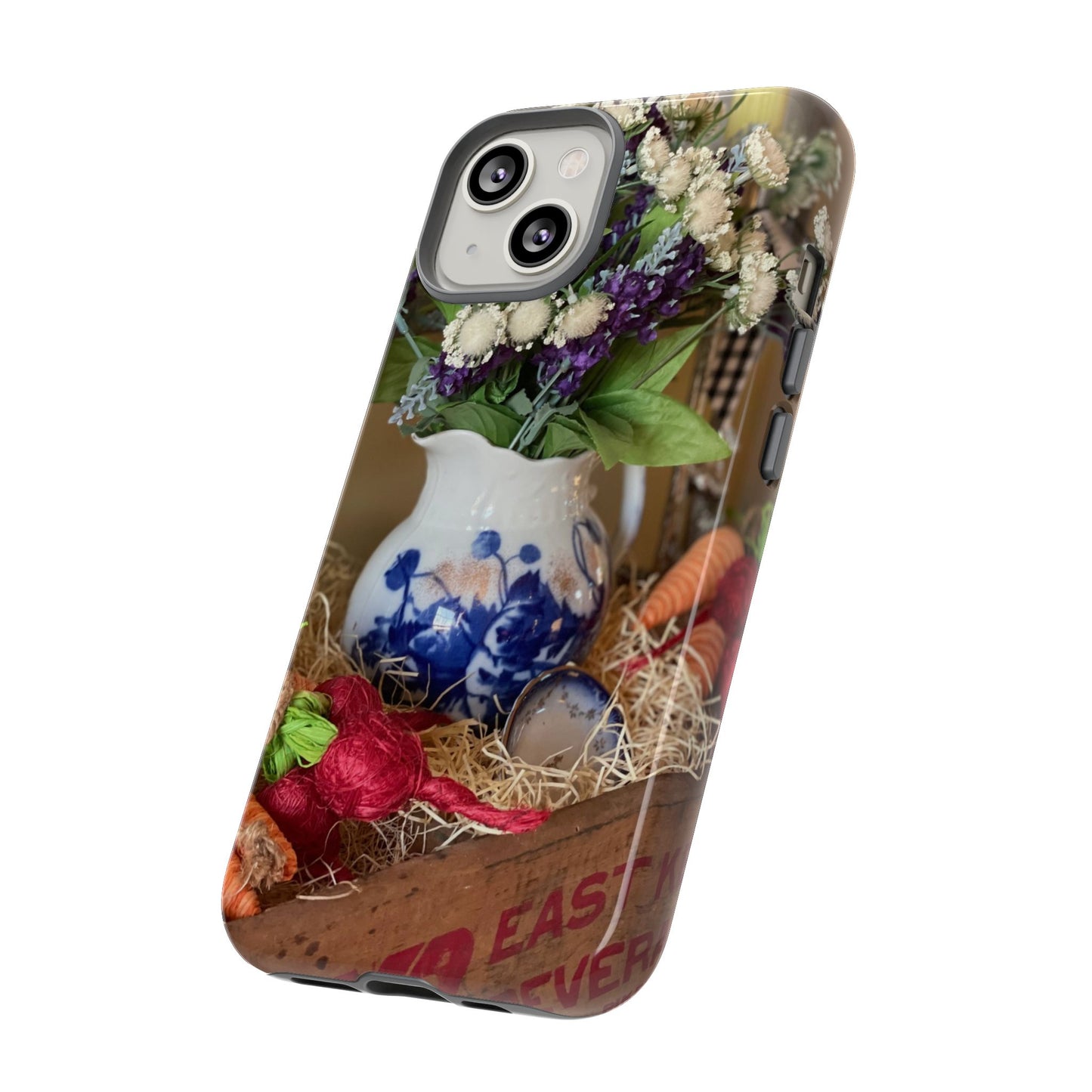 Phone Case Vintage Crate Garden Vegetables