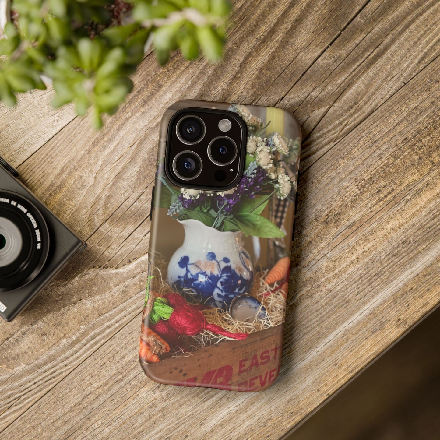 Phone Case Vintage Crate Garden Vegetables