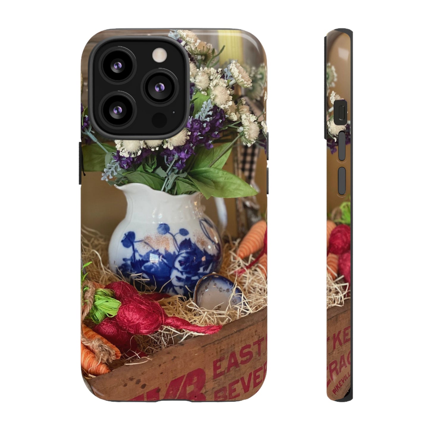 Phone Case Vintage Crate Garden Vegetables