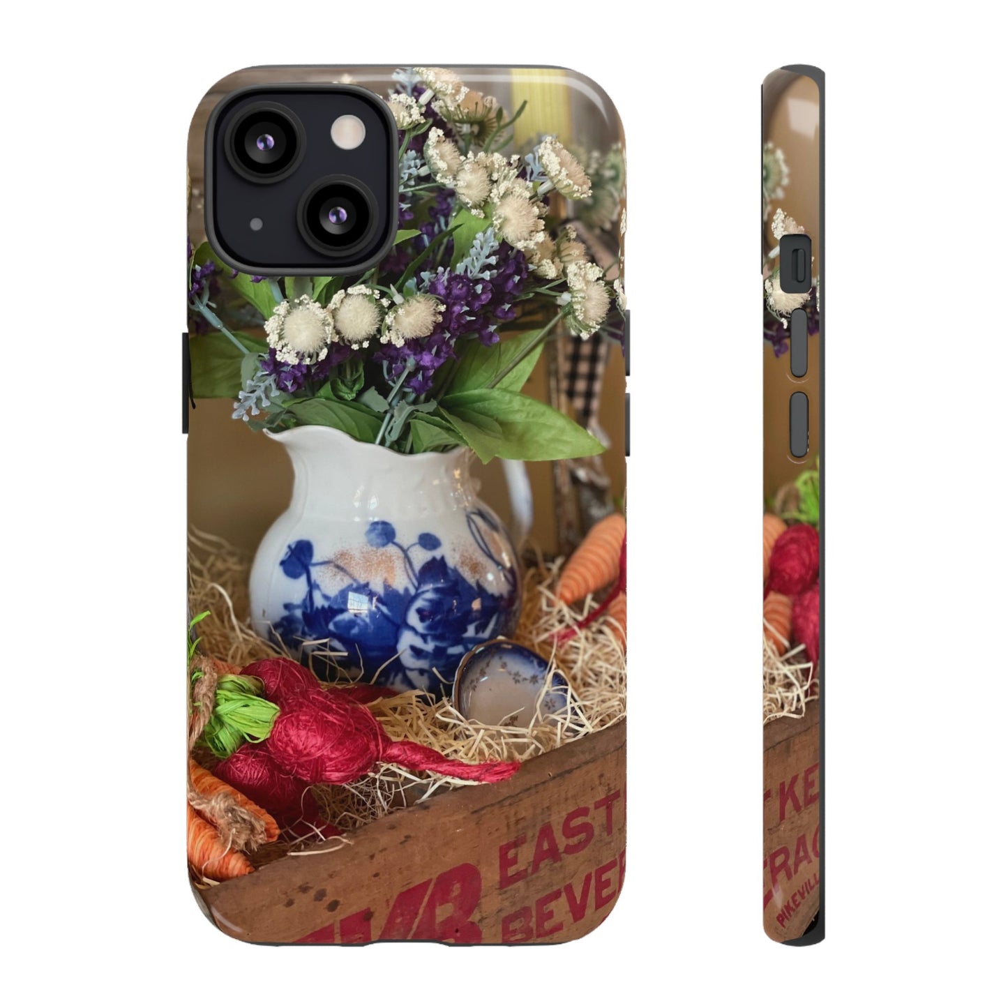 Phone Case Vintage Crate Garden Vegetables