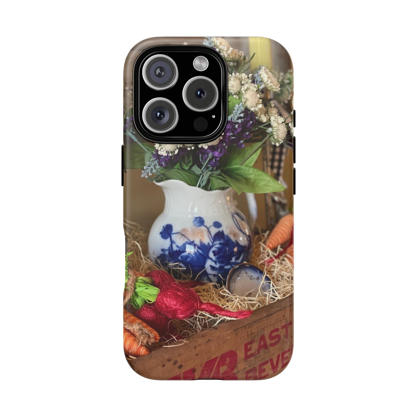 Phone Case Vintage Crate Garden Vegetables