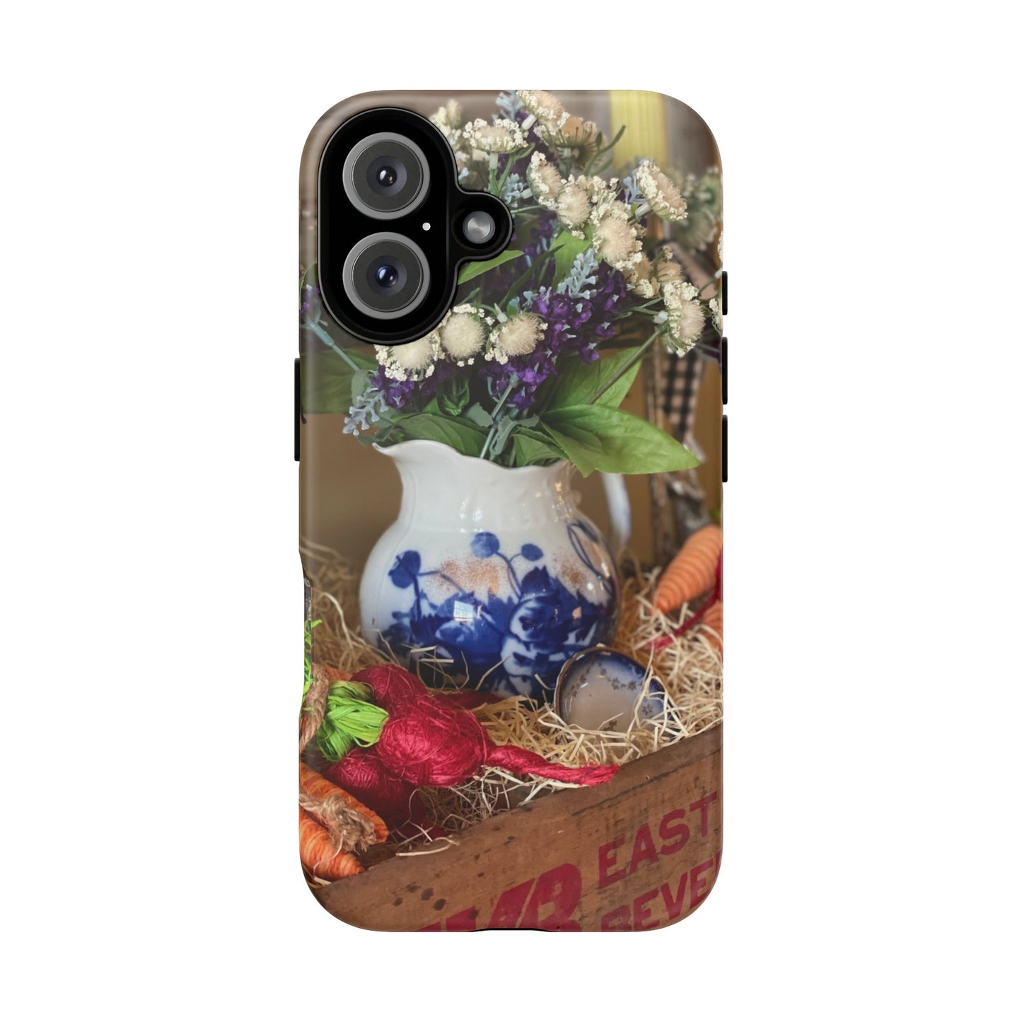 Phone Case Vintage Crate Garden Vegetables