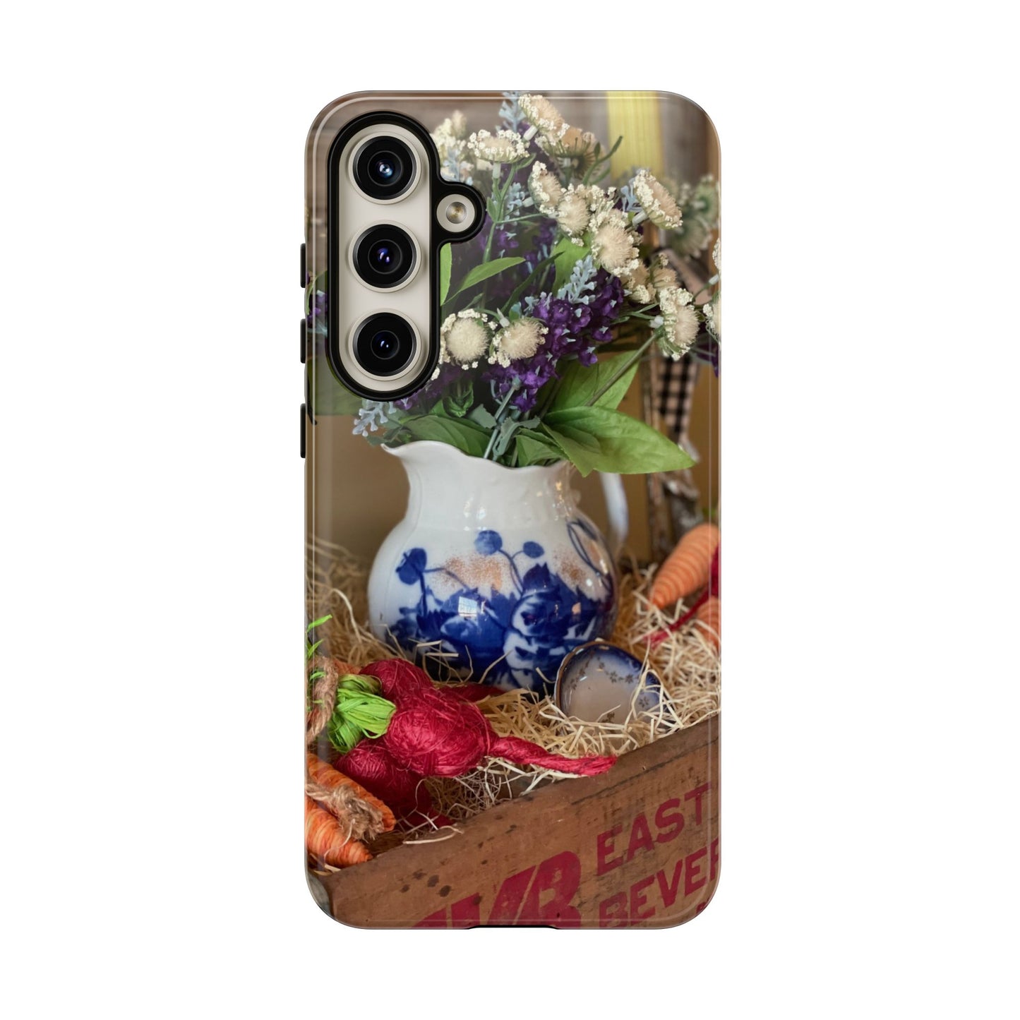 Phone Case Vintage Crate Garden Vegetables