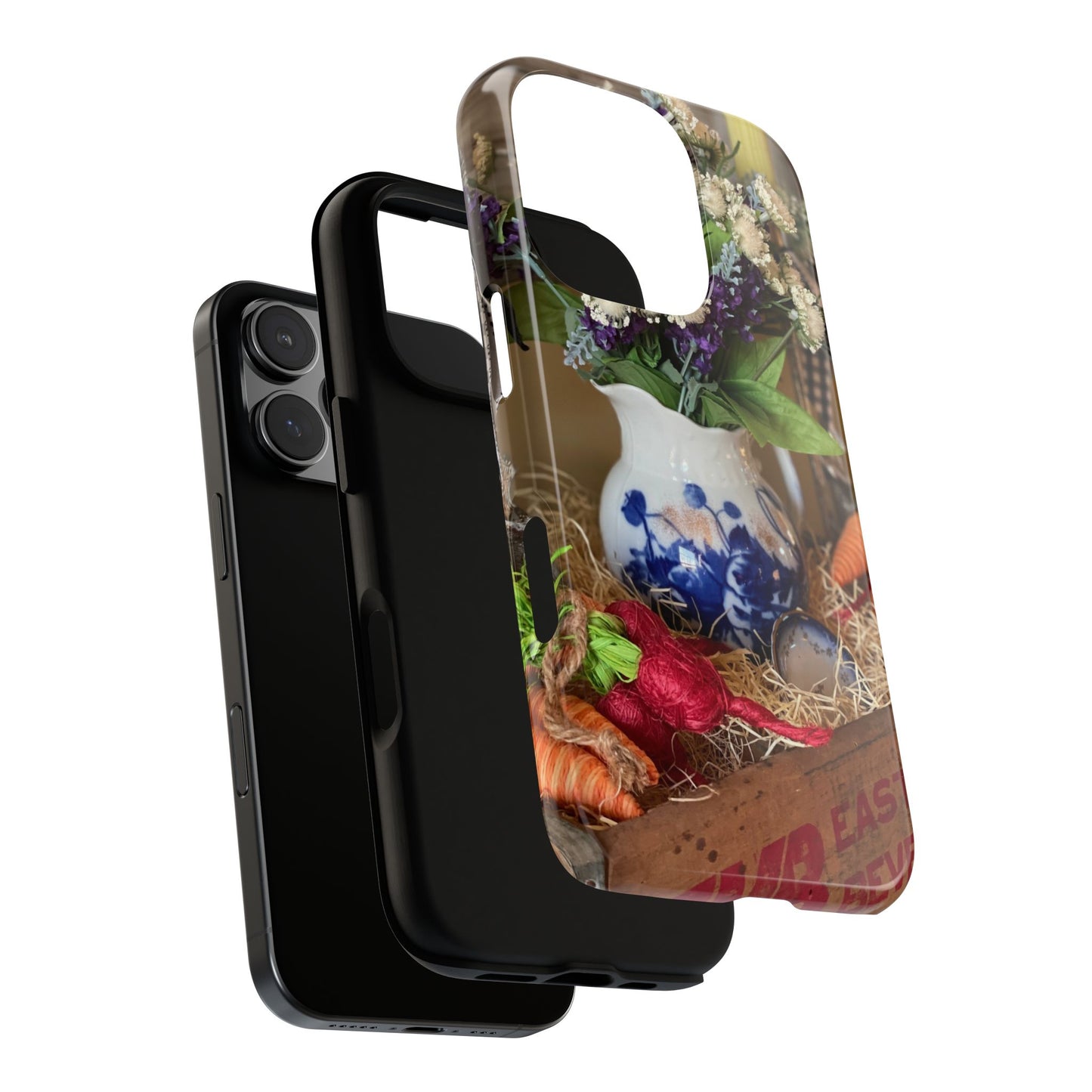 Phone Case Vintage Crate Garden Vegetables