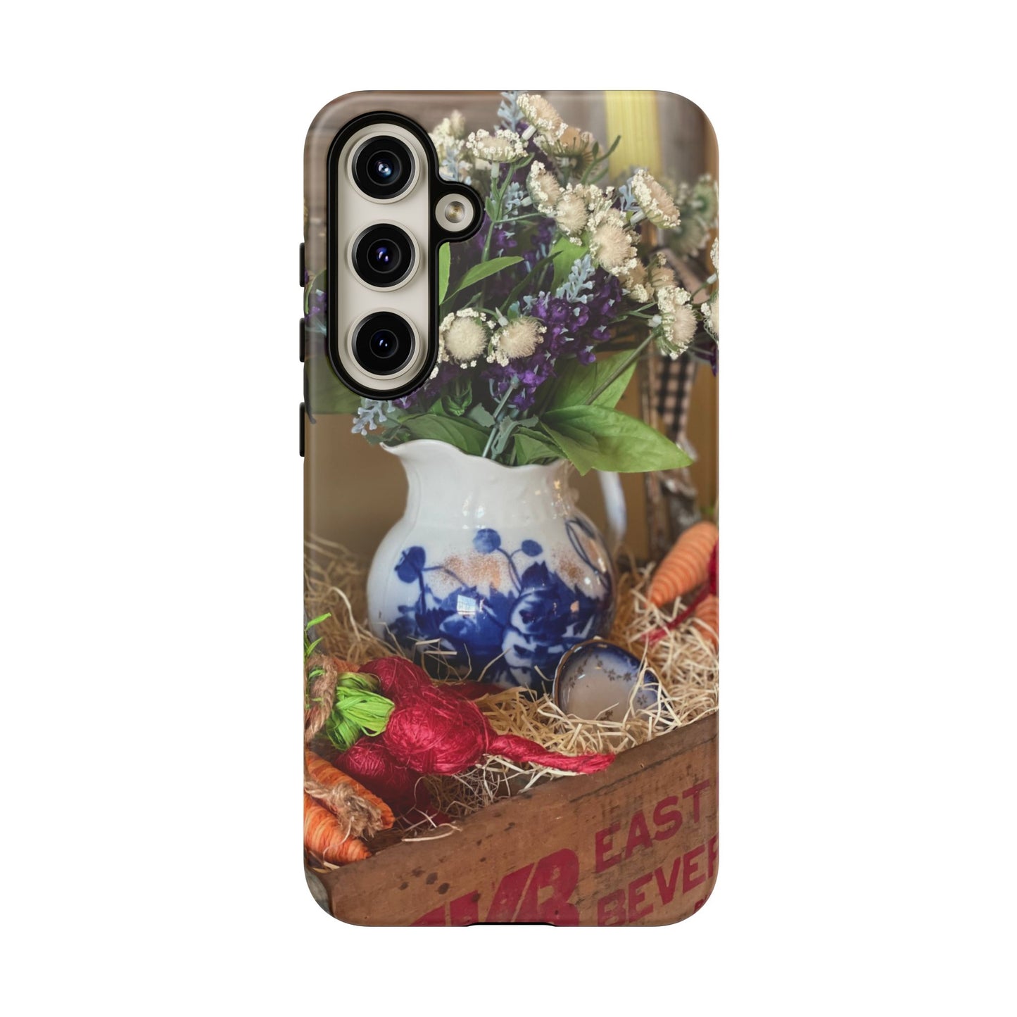 Phone Case Vintage Crate Garden Vegetables