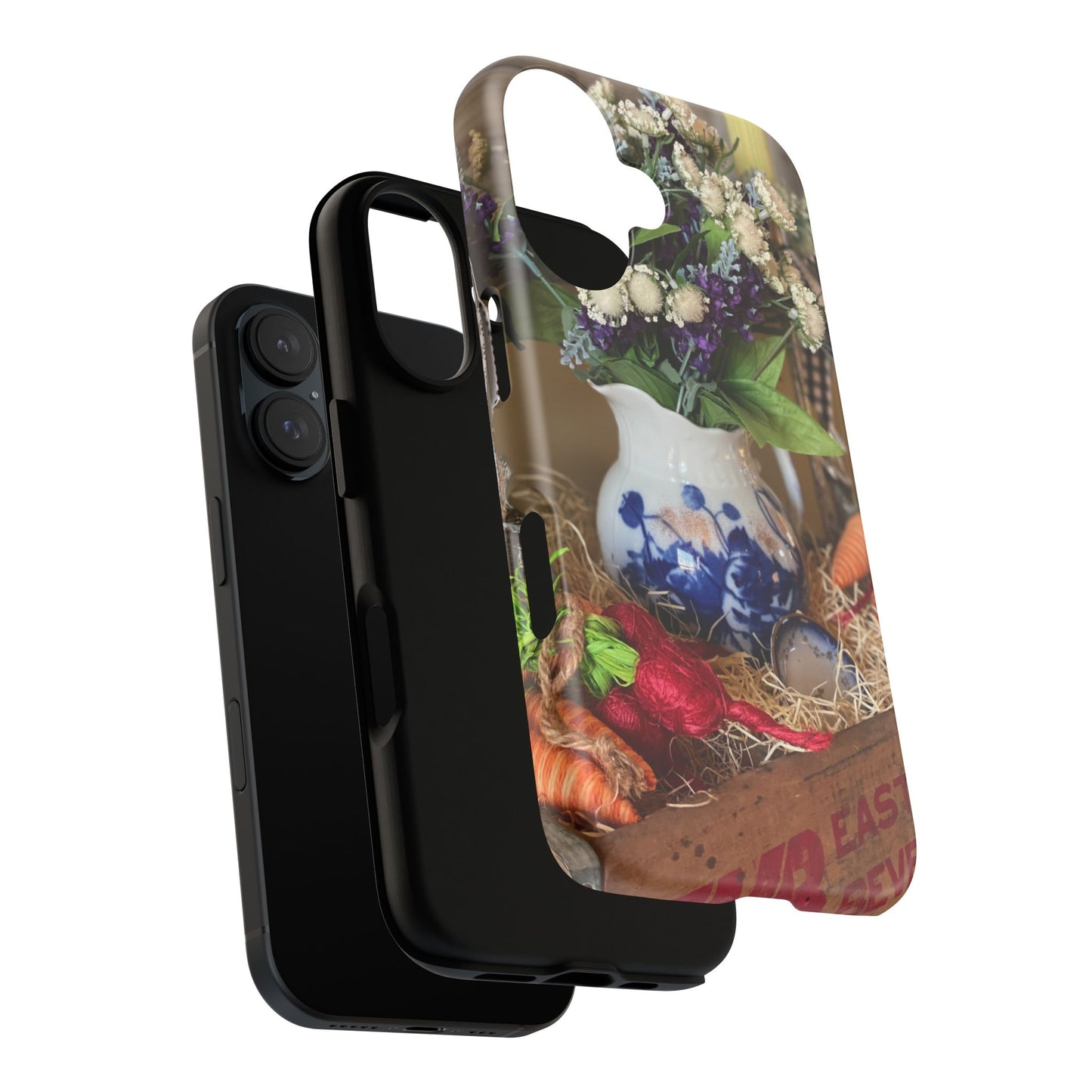 Phone Case Vintage Crate Garden Vegetables