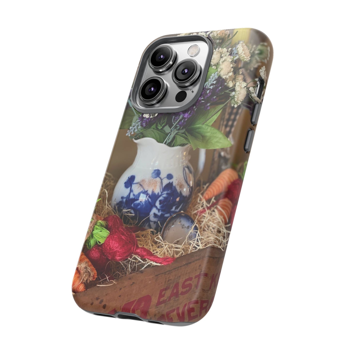 Phone Case Vintage Crate Garden Vegetables