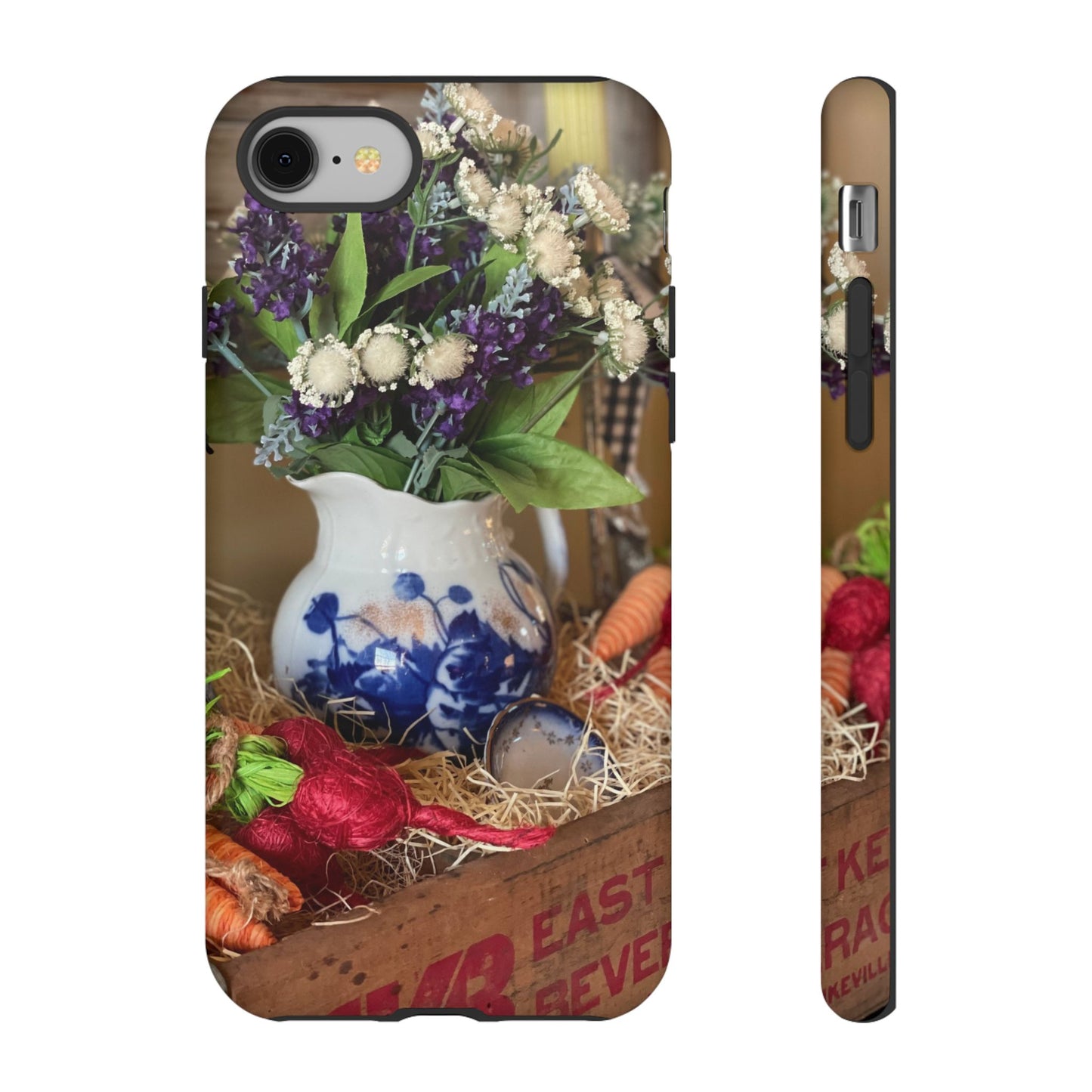 Phone Case Vintage Crate Garden Vegetables