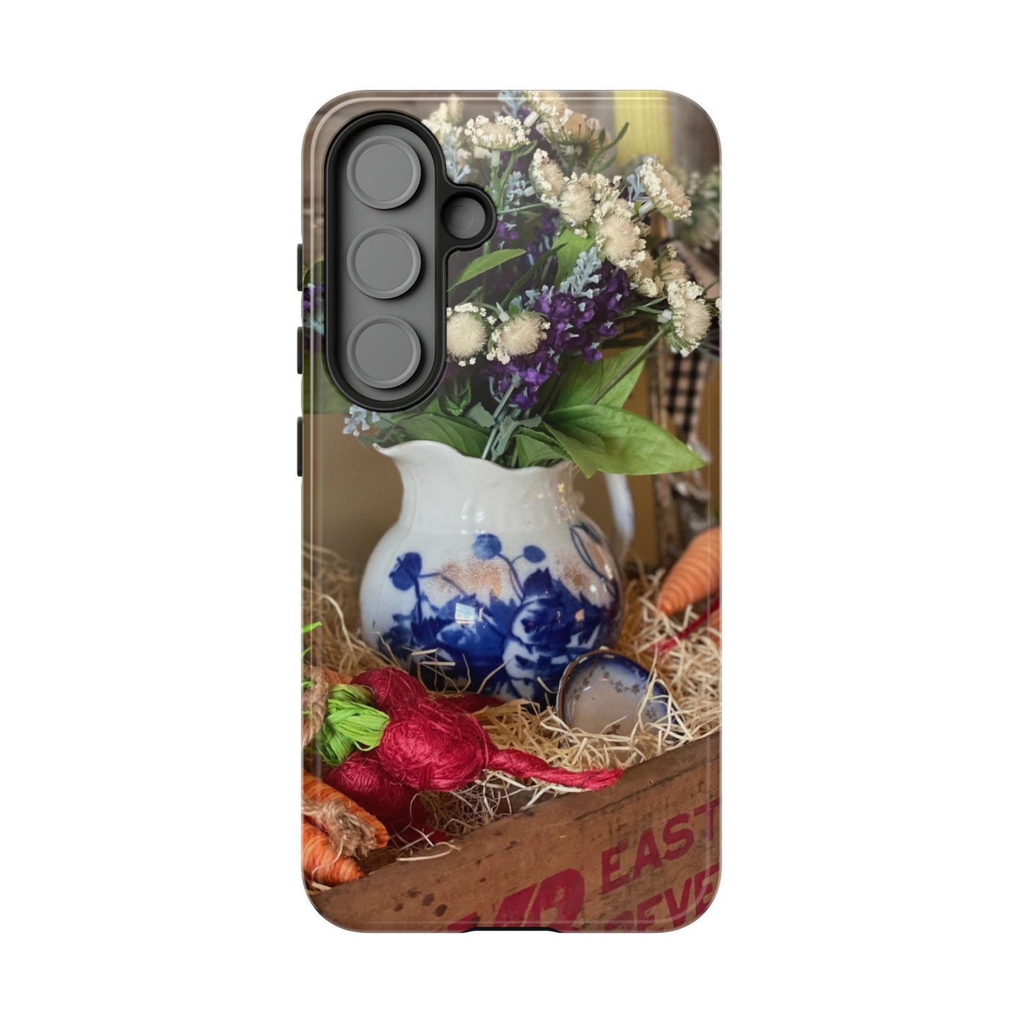 Phone Case Vintage Crate Garden Vegetables