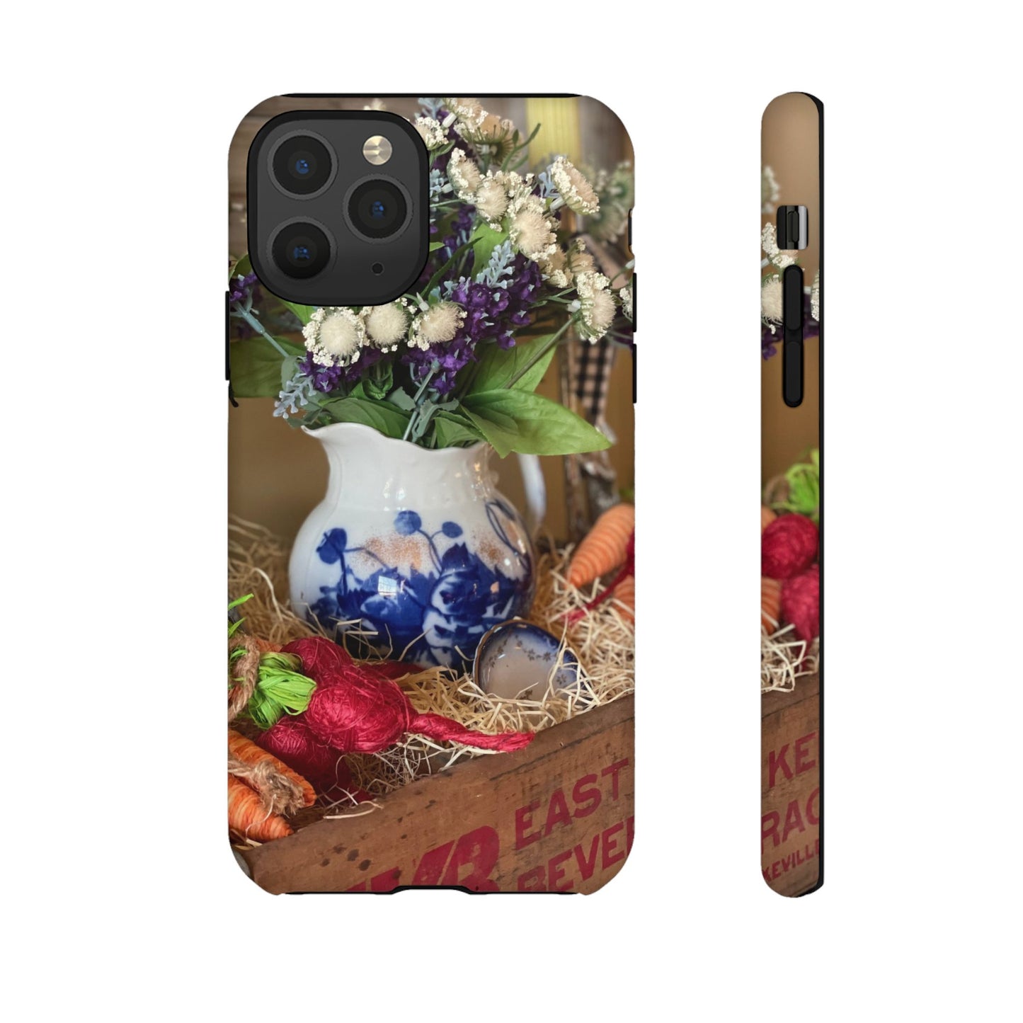 Phone Case Vintage Crate Garden Vegetables